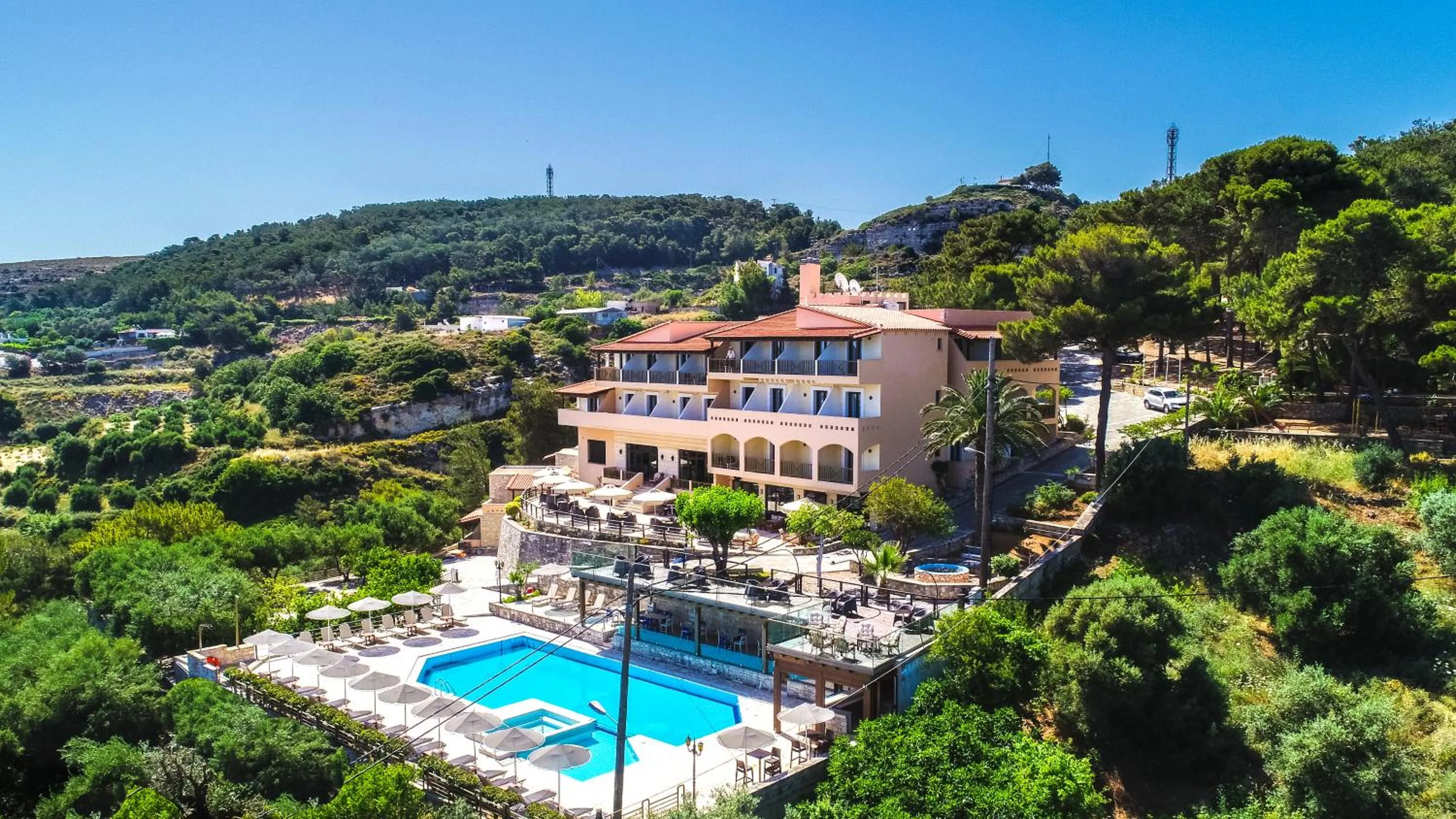 Bird's eye view in Forest Park Hotel