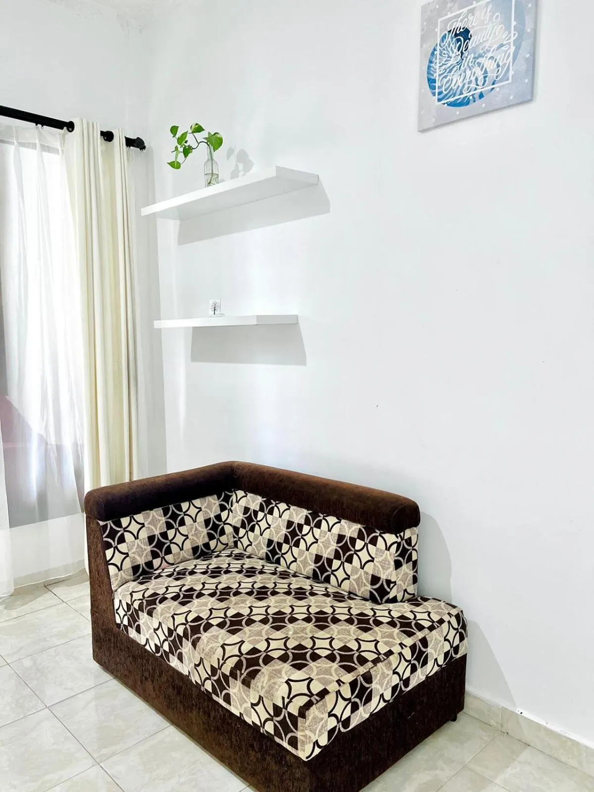 Bed in Tarci Bungalows Lembongan