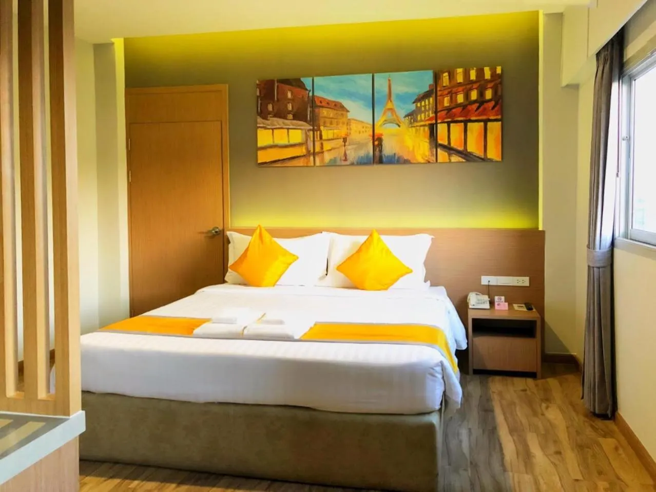 Bed in The Green View Hotel