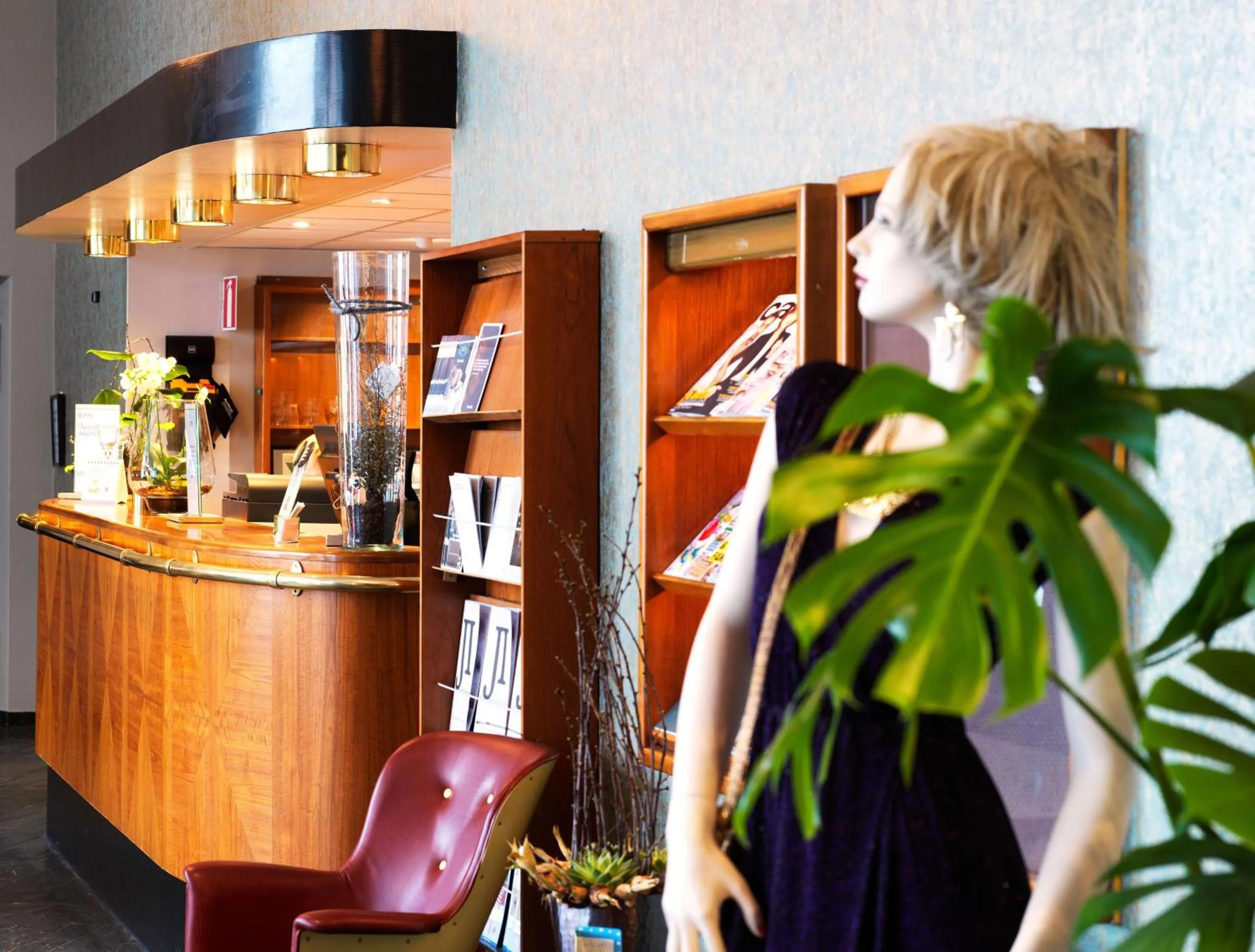 Lobby or reception in Scandic Värnamo