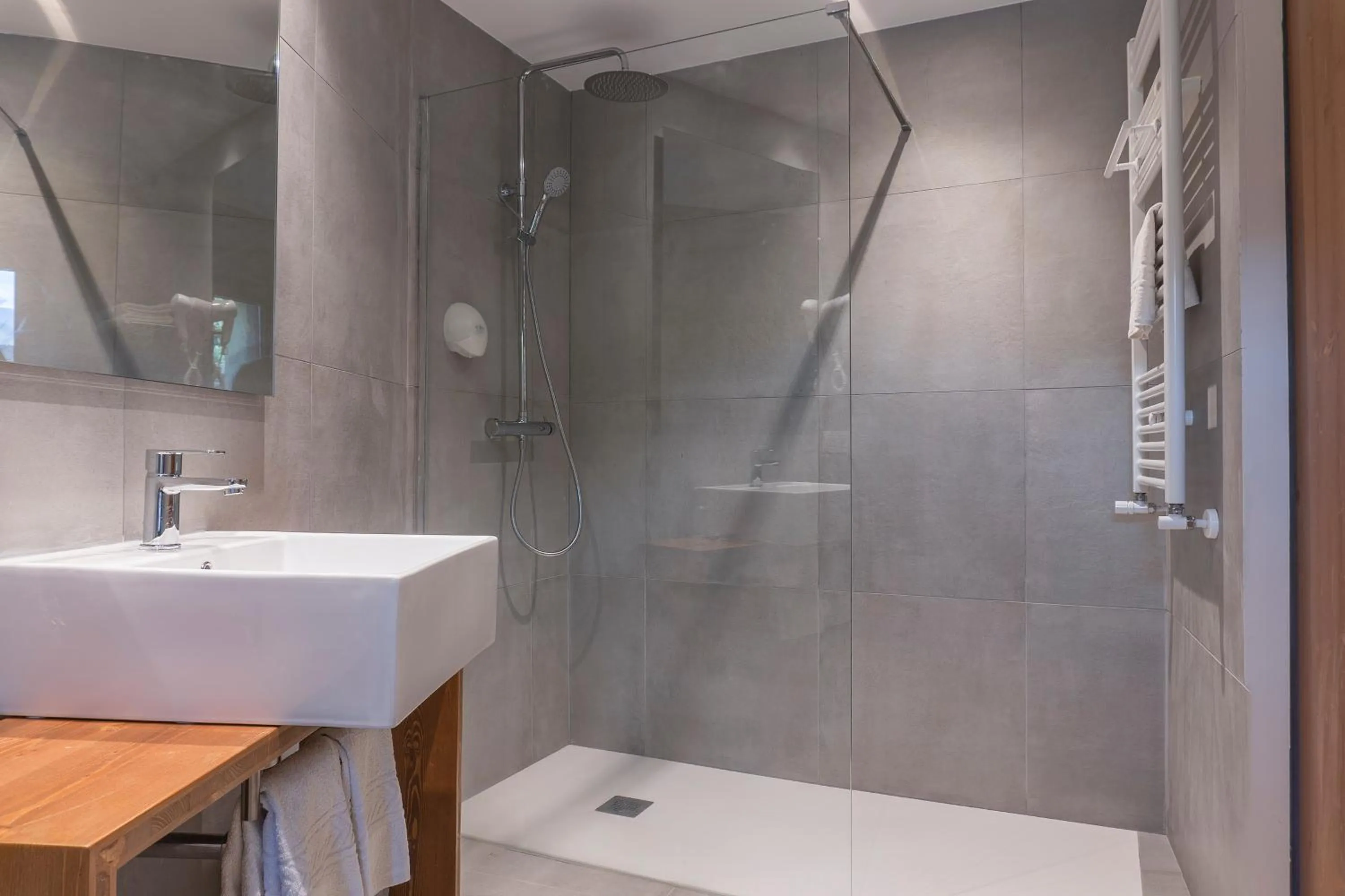 Shower in Hotel Cardós