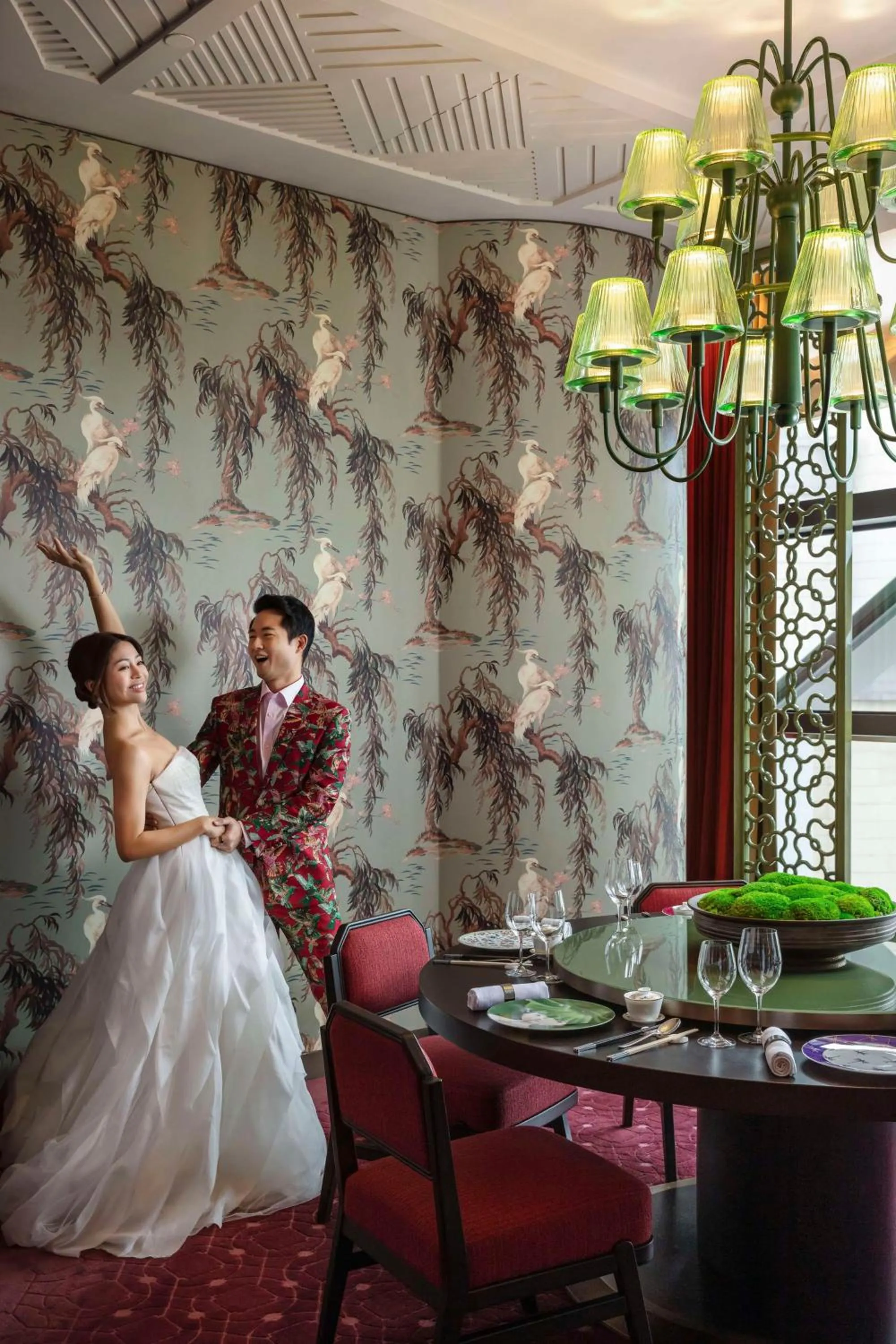 group of guests in Andaz Singapore, By Hyatt