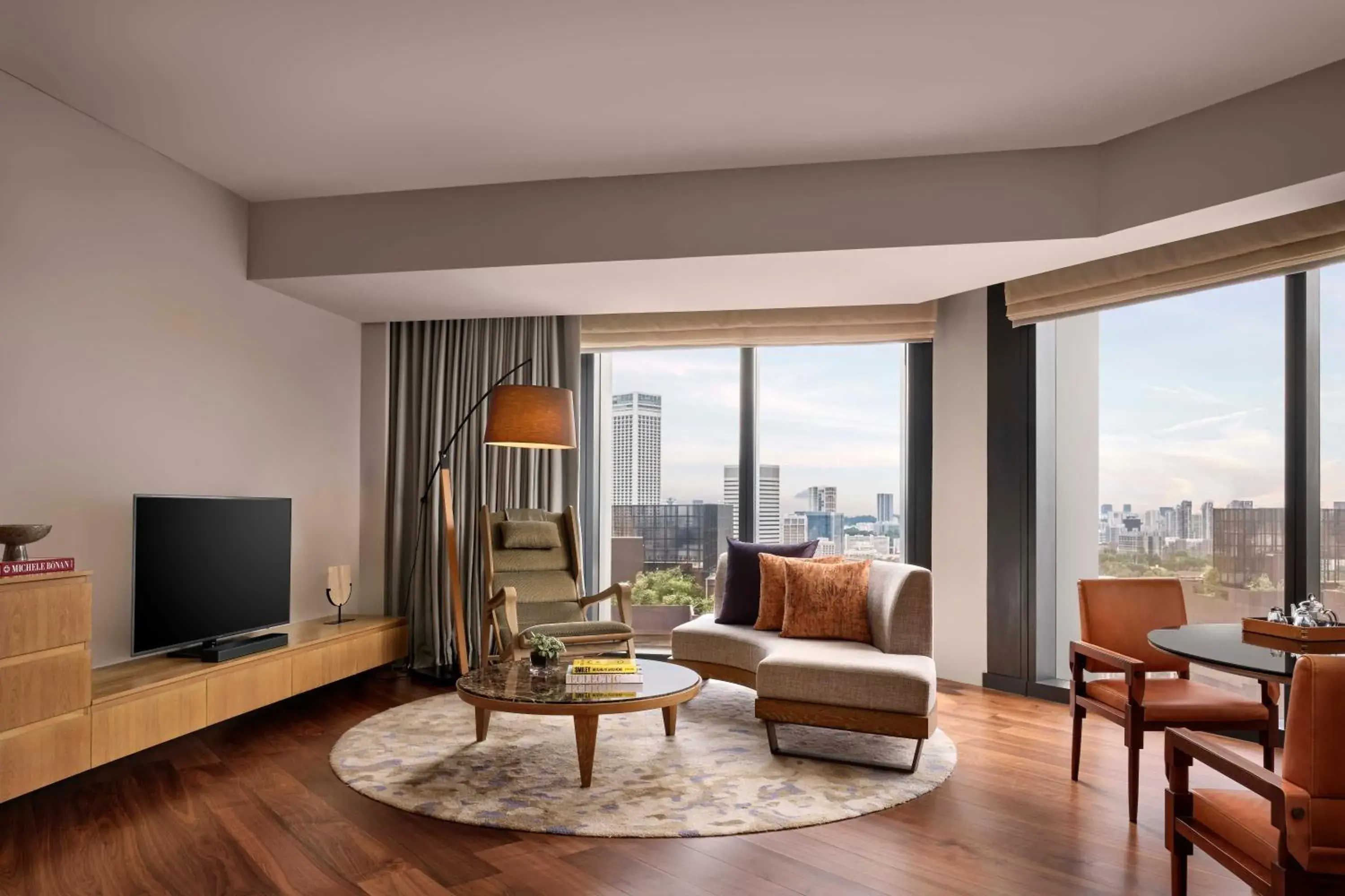 Living room in Andaz Singapore, By Hyatt Living room in Andaz Singapore, By Hyatt