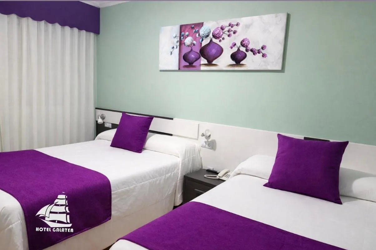 Bed in Hotel Spa Galatea