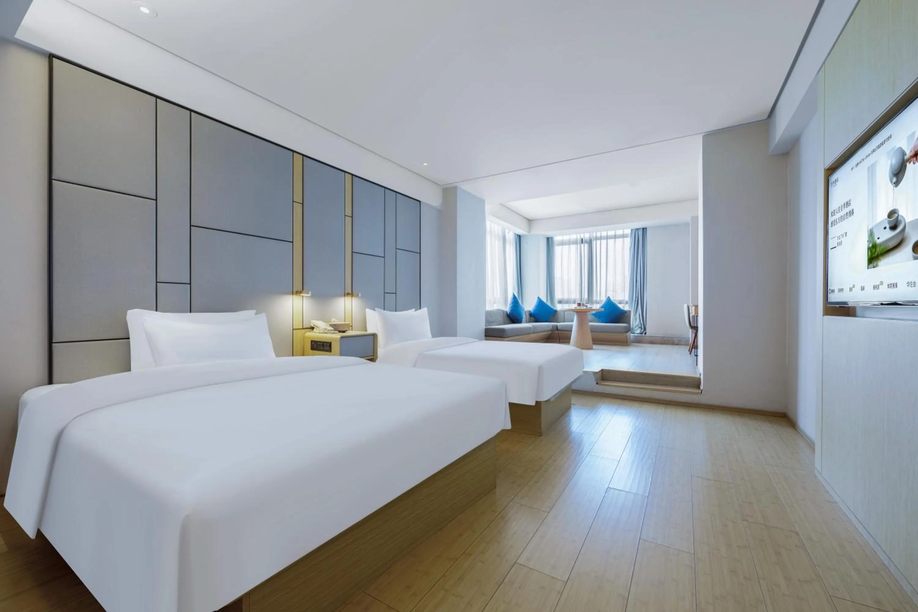 Bed in JI Hotel Shanghai Jinqiao