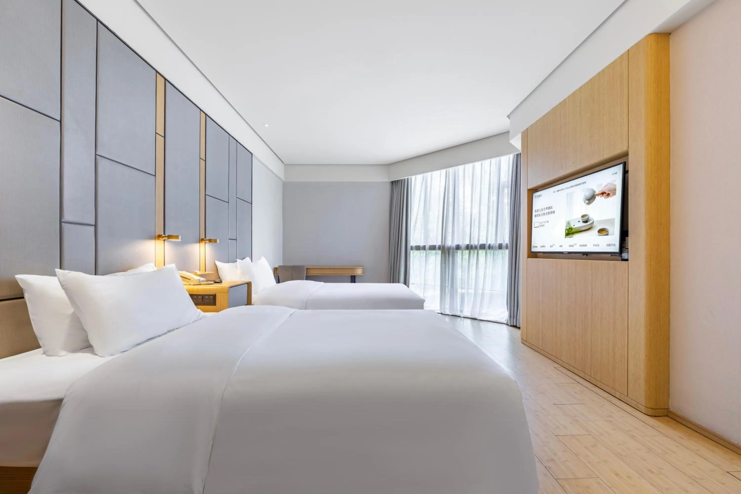 Bed in JI Hotel Shanghai Jinqiao