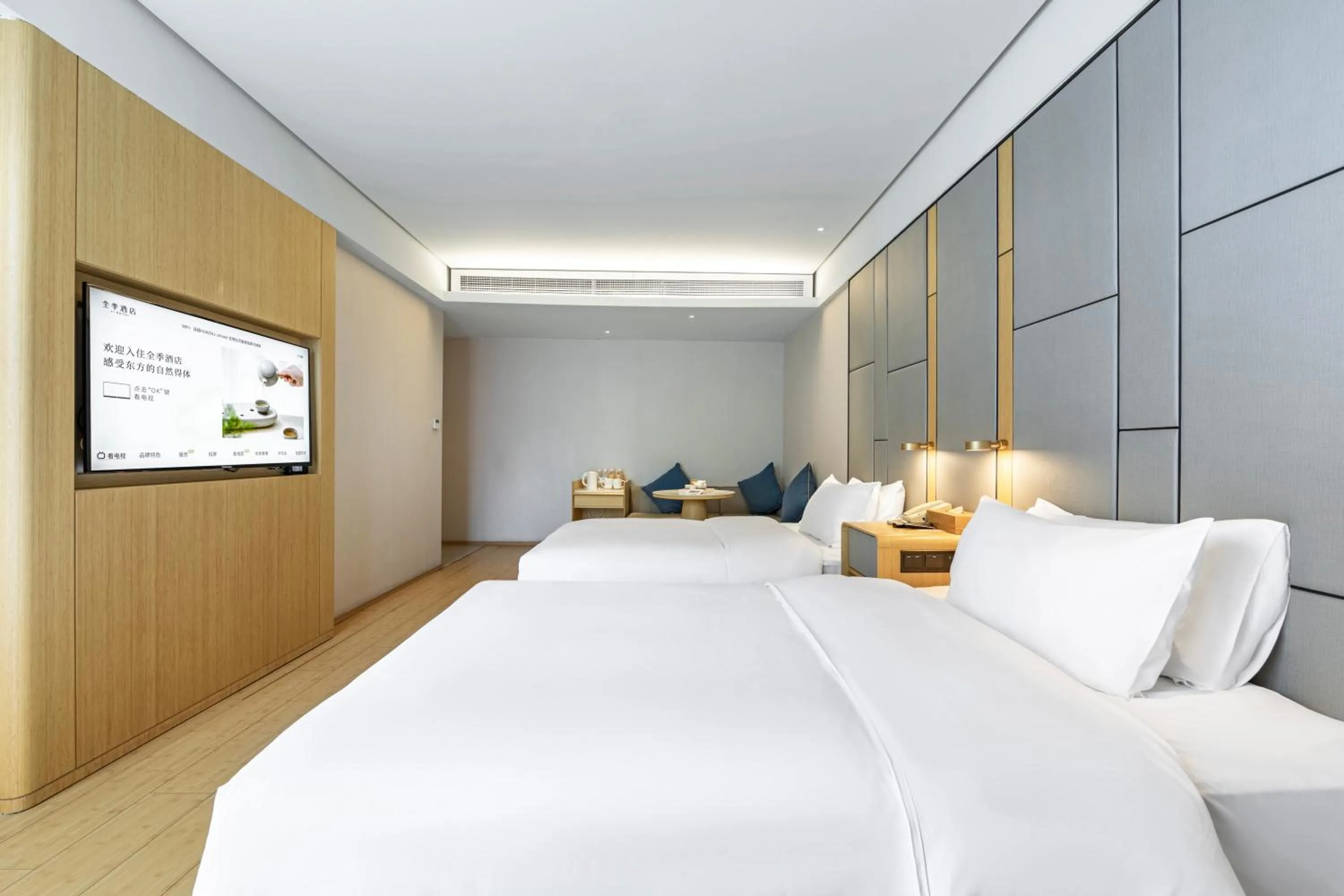 Bed in JI Hotel Shanghai Jinqiao