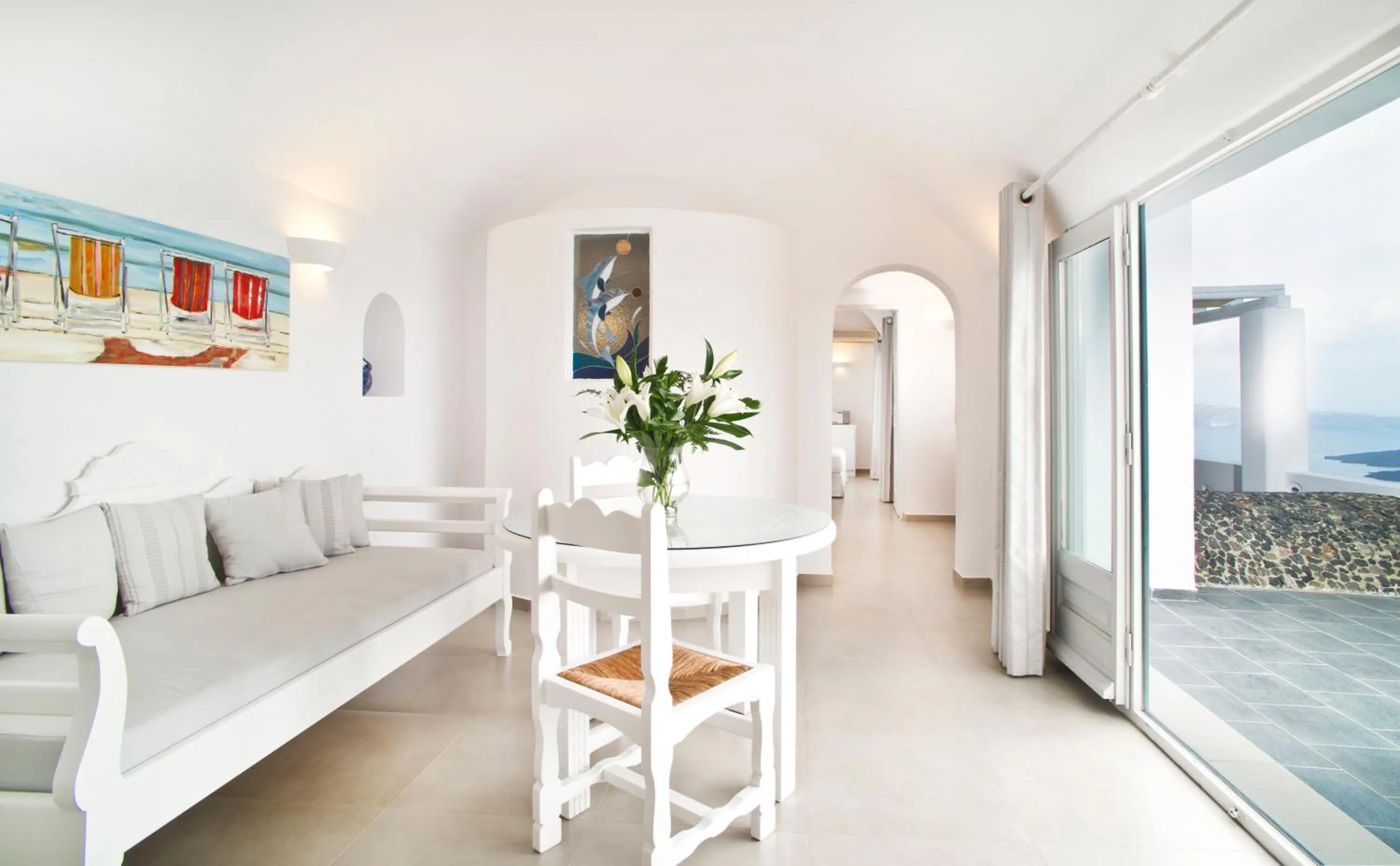 Living room in Agali Houses