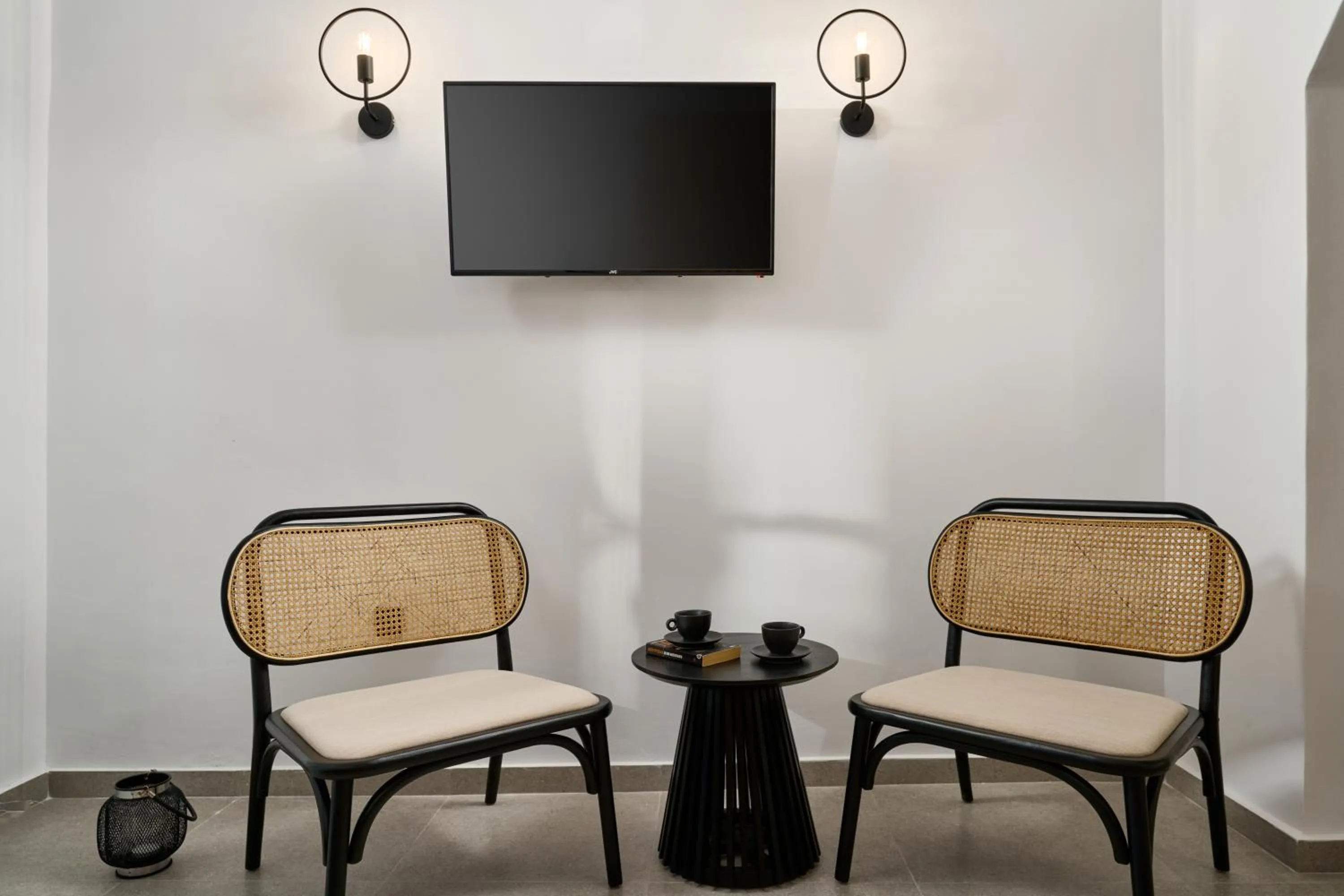 Seating area in Agali Houses