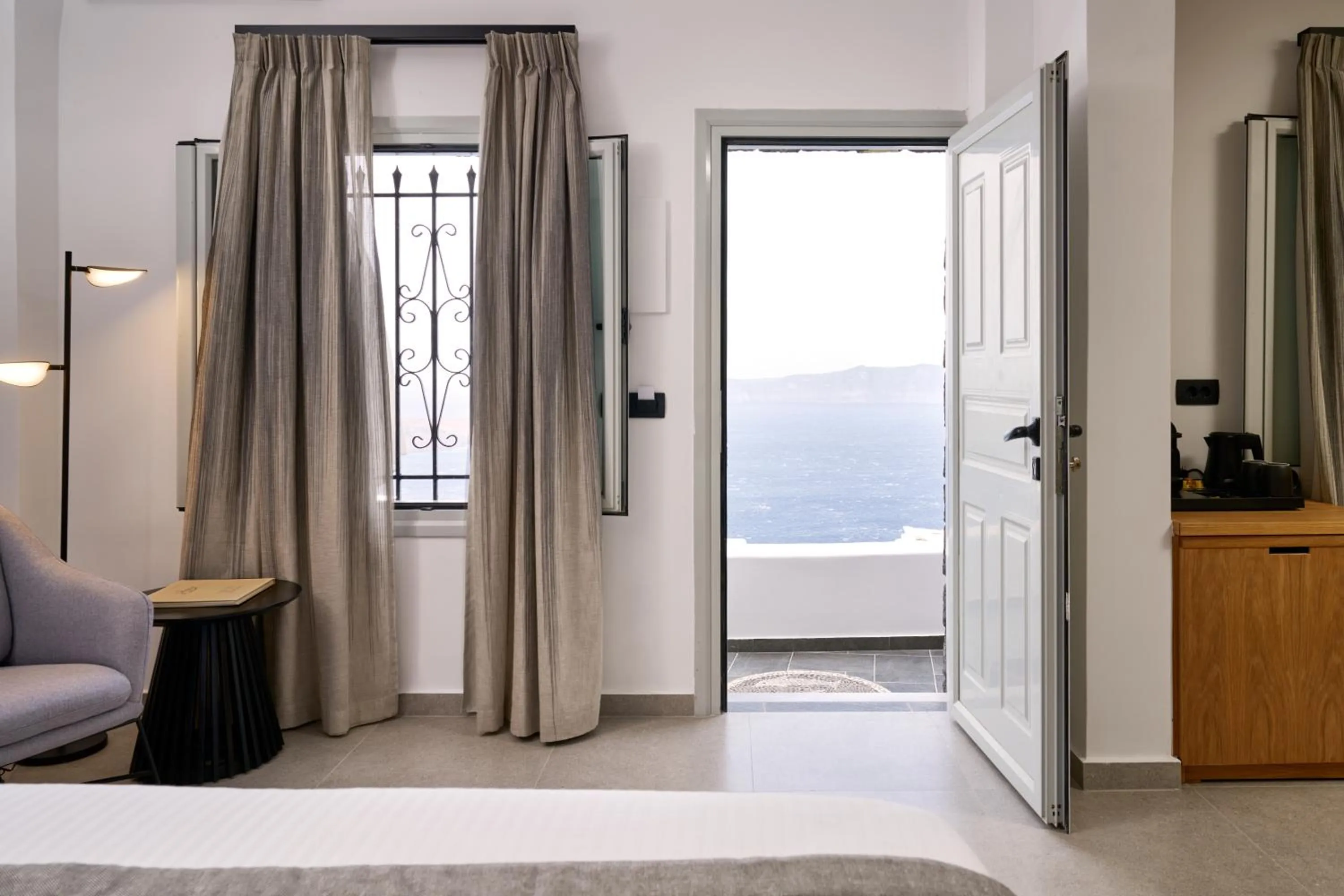 Sea view, Bed in Agali Houses