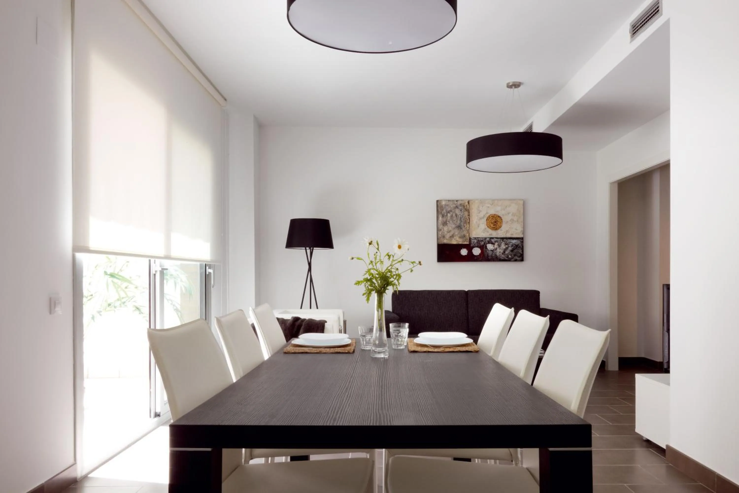 Seating area in 08028 Apartments