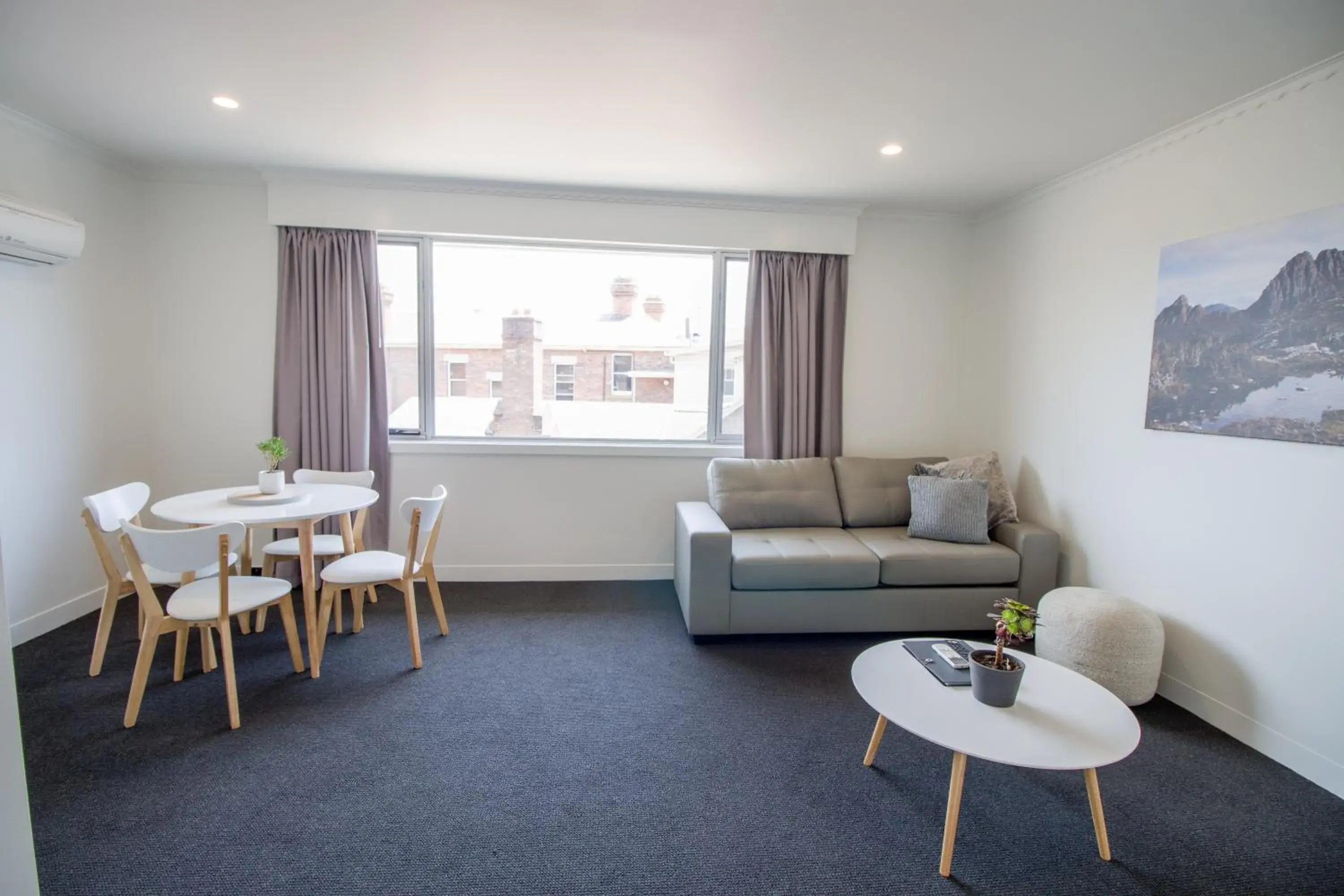 Living room in CBD Apartments Launceston Living room in CBD Apartments Launceston