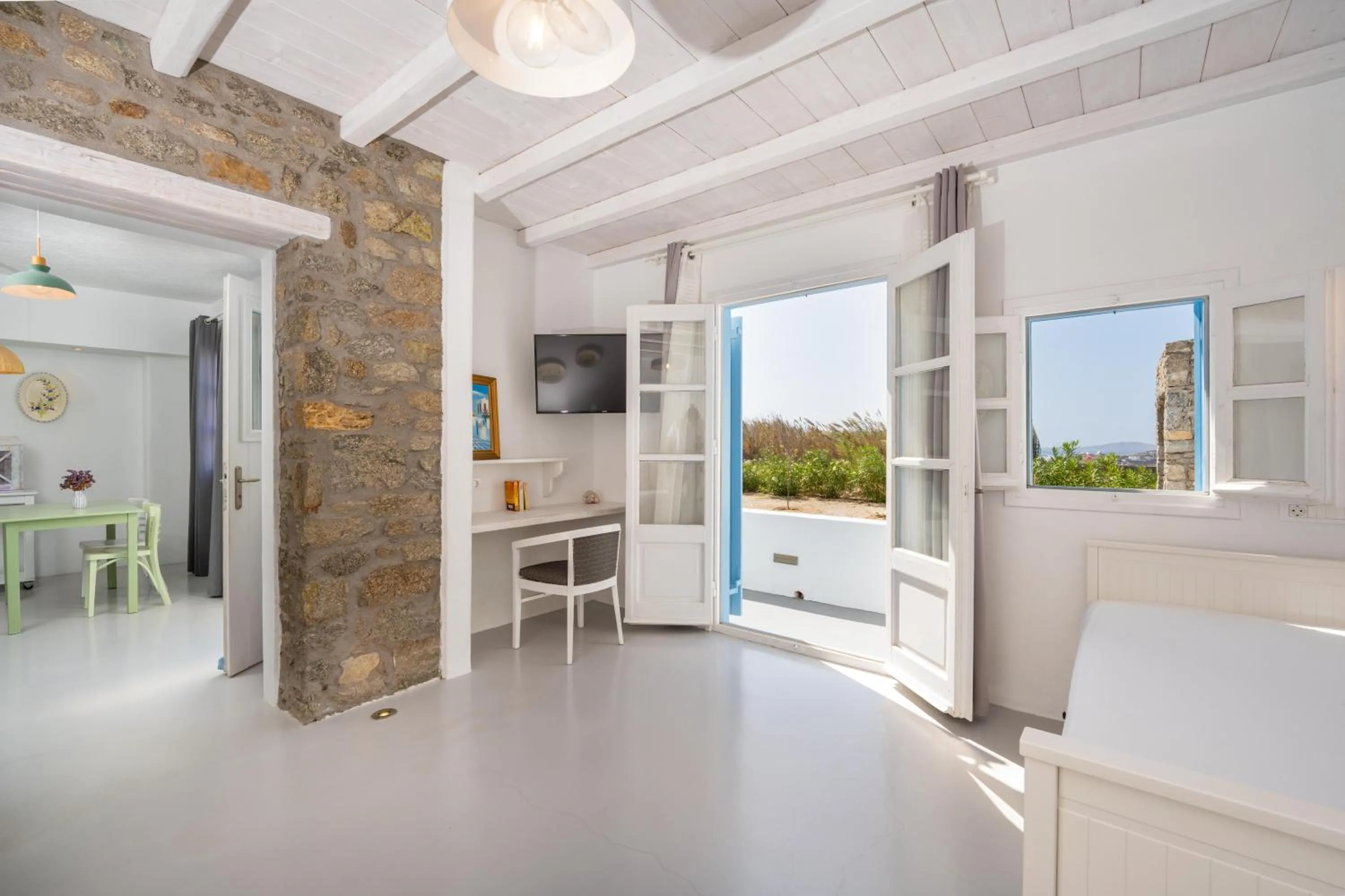 Seating area in La Stella Stay