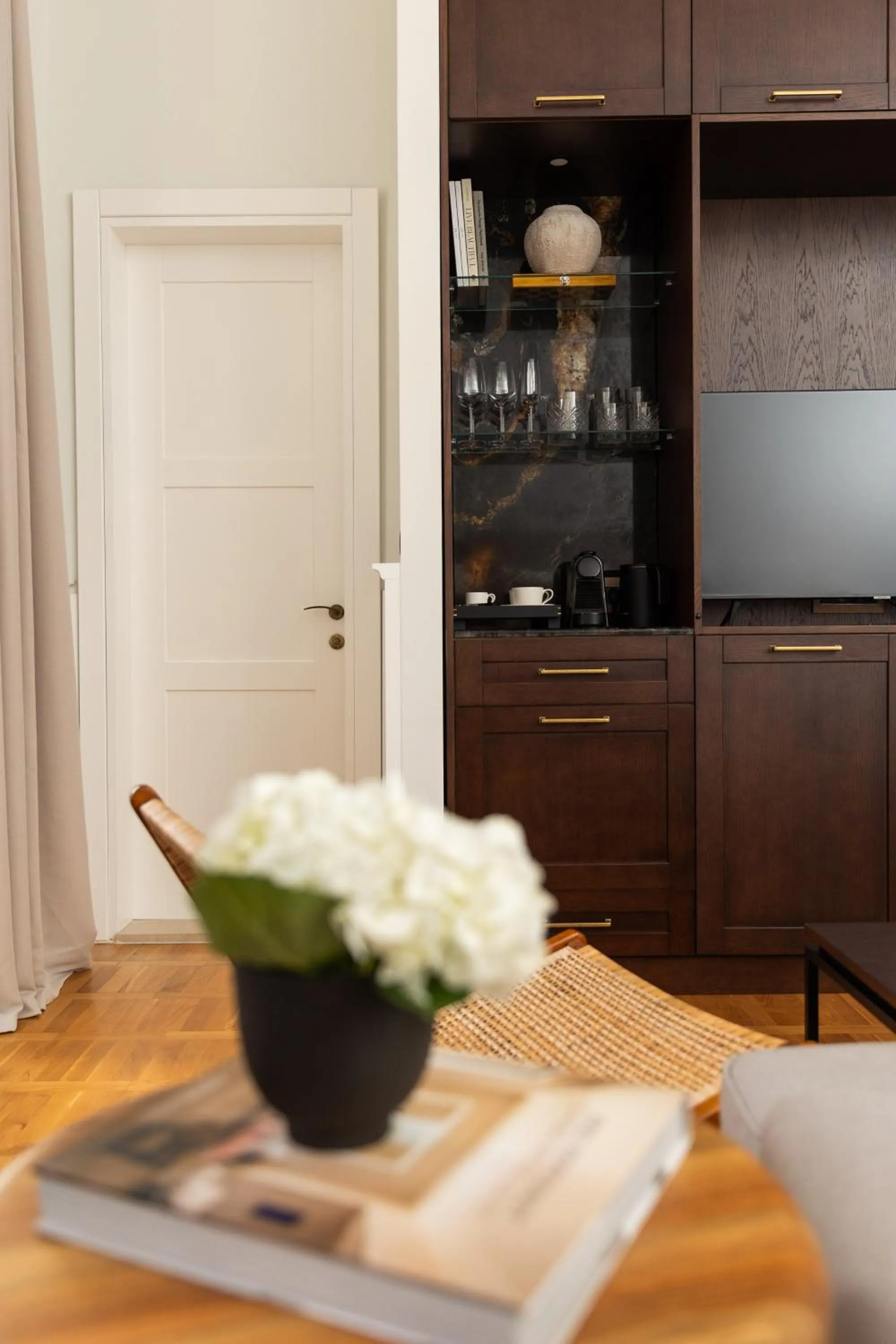 Kitchen or kitchenette in Boutique Hotel Stari Grad