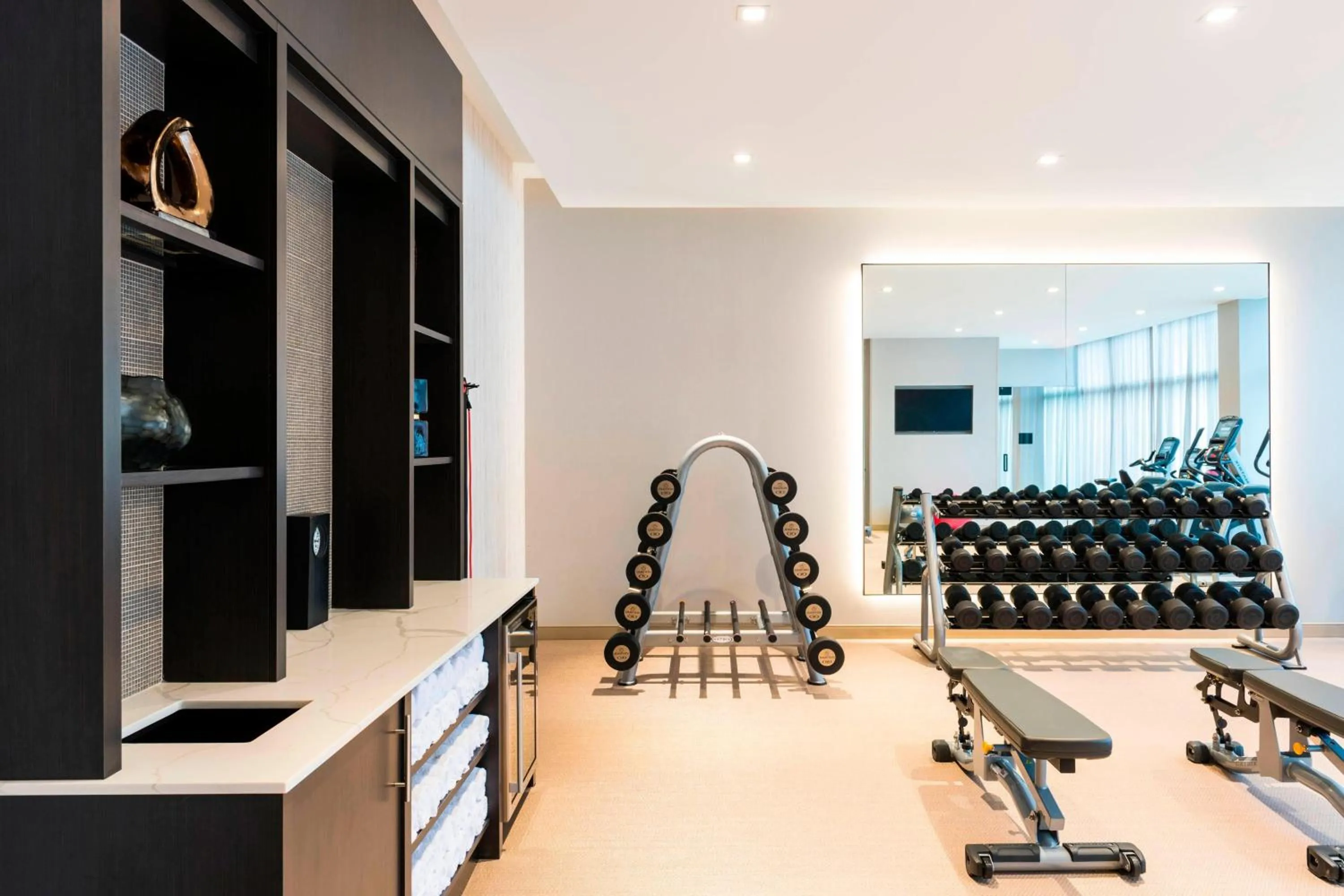 Fitness centre/facilities in AC Hotel by Marriott Boston Downtown
