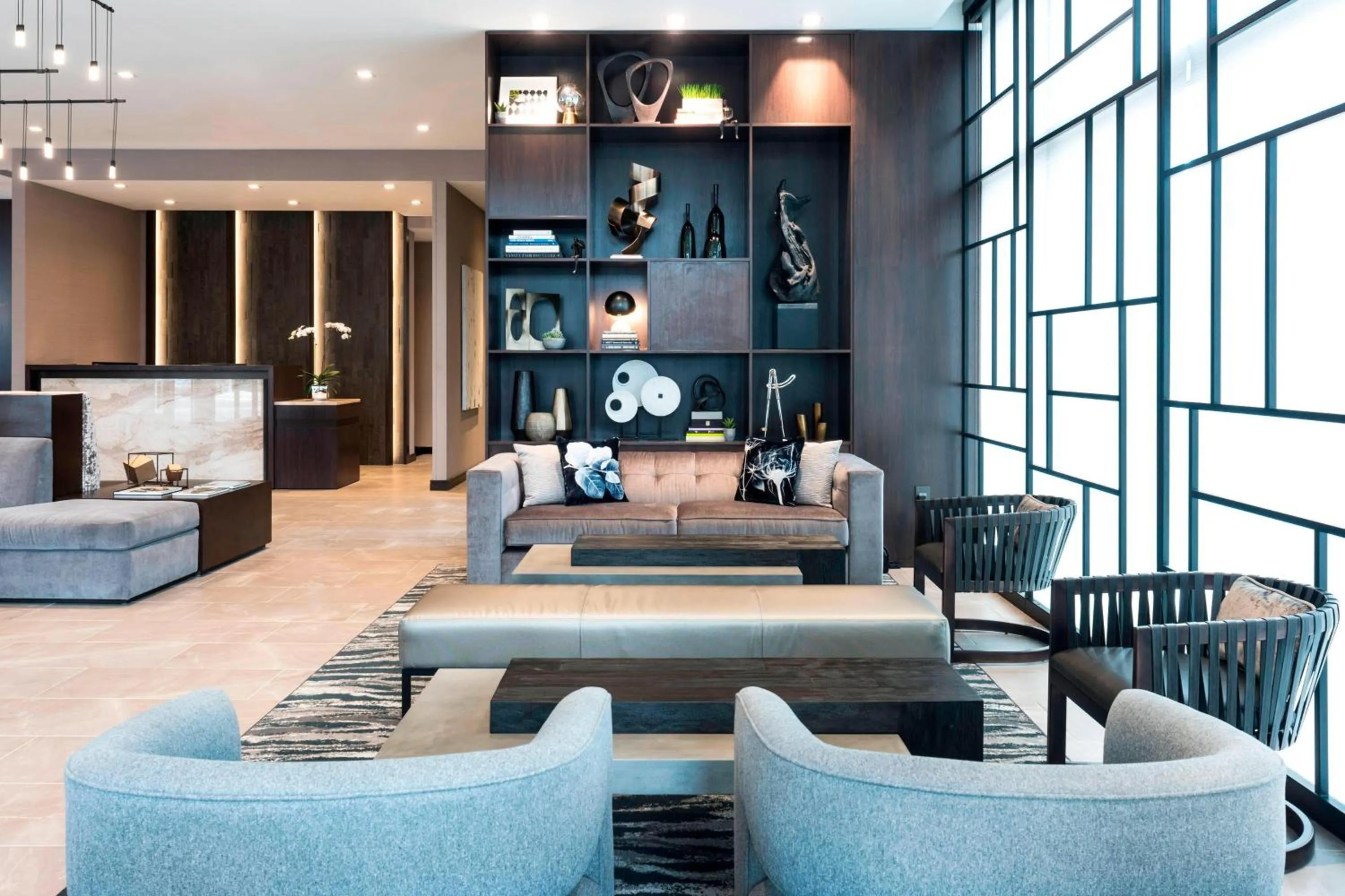 Lobby or reception in AC Hotel by Marriott Boston Downtown