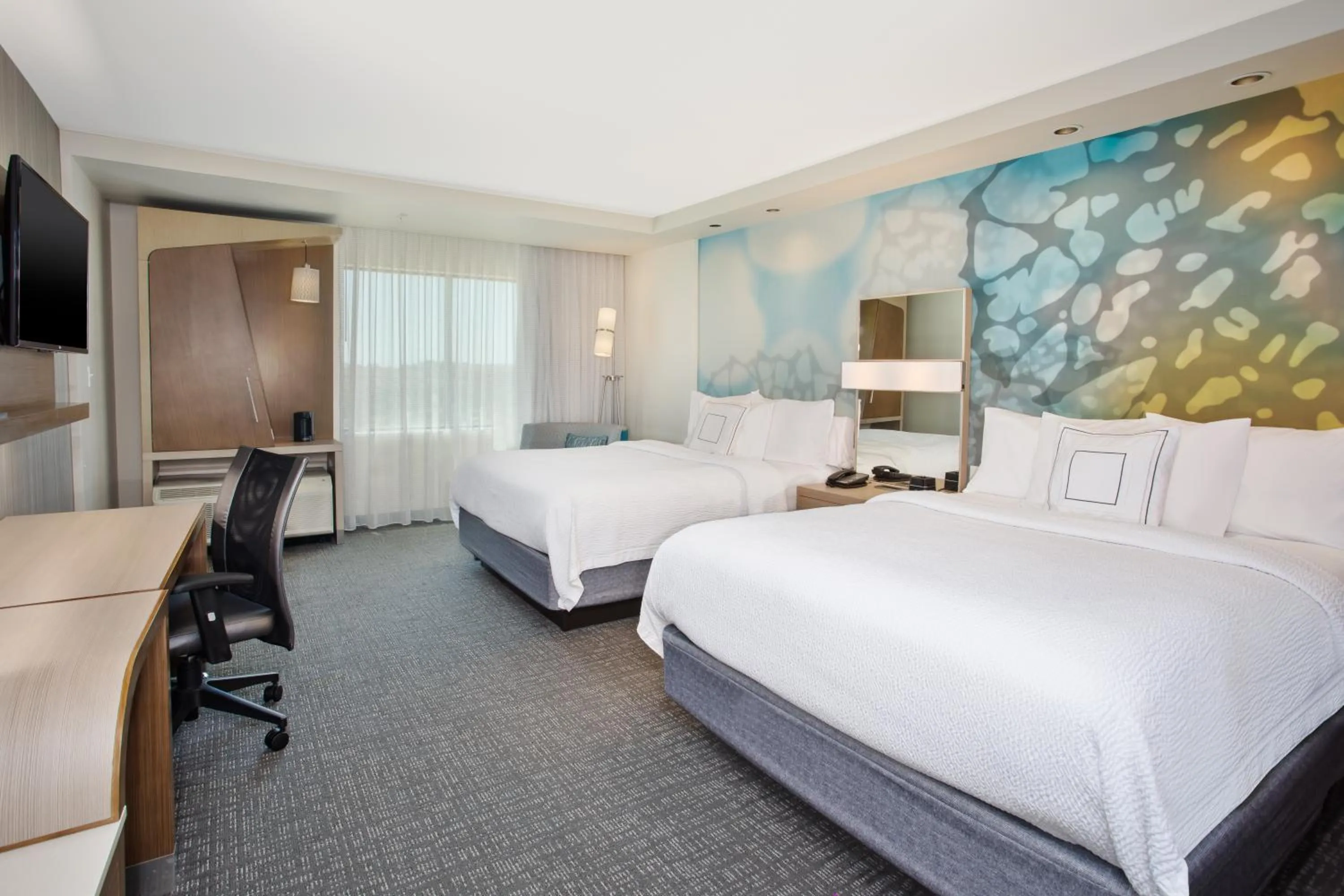 Bedroom, Bed in Courtyard by Marriott Dallas Flower Mound