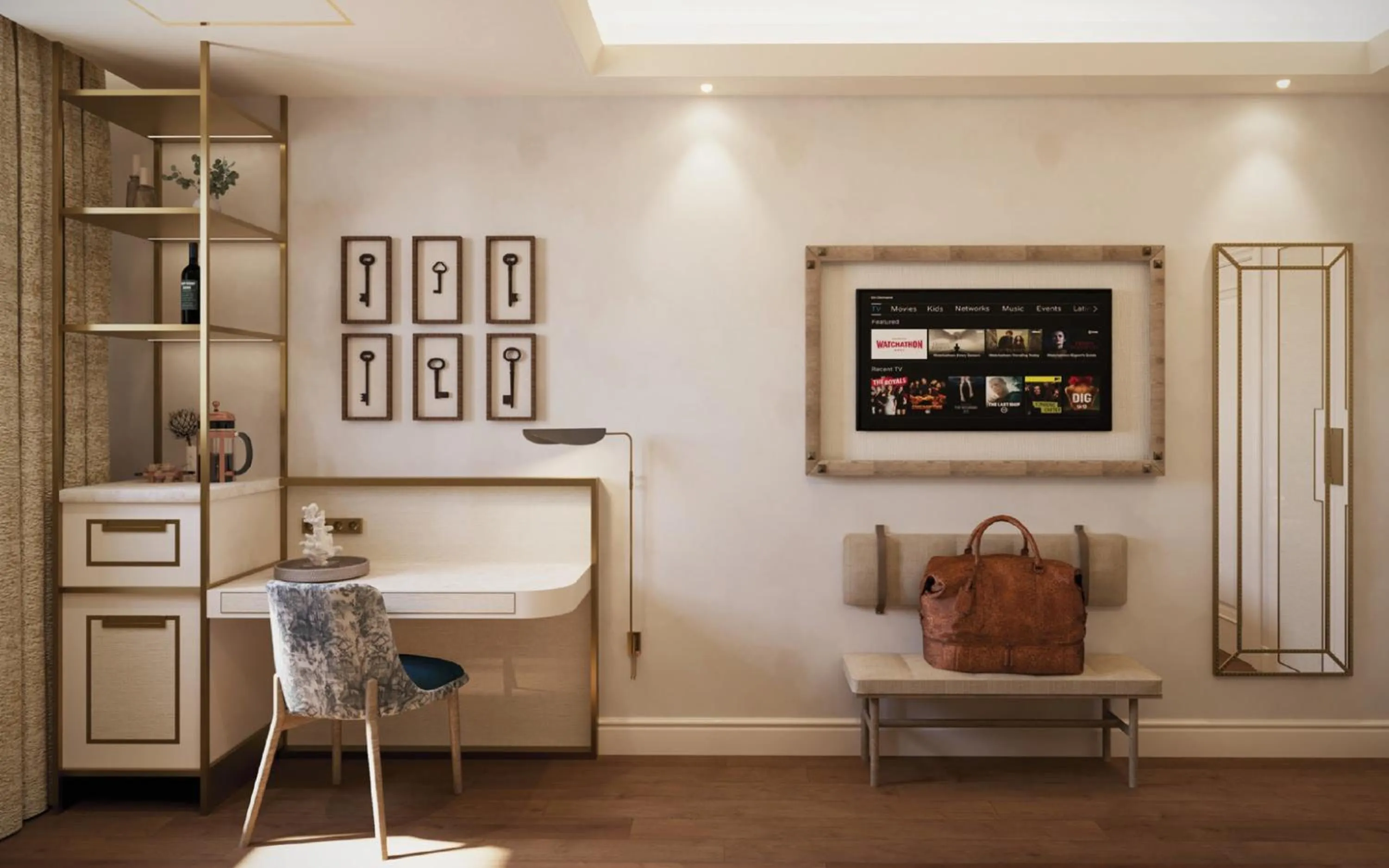 Living room in Fortino Napoleonico