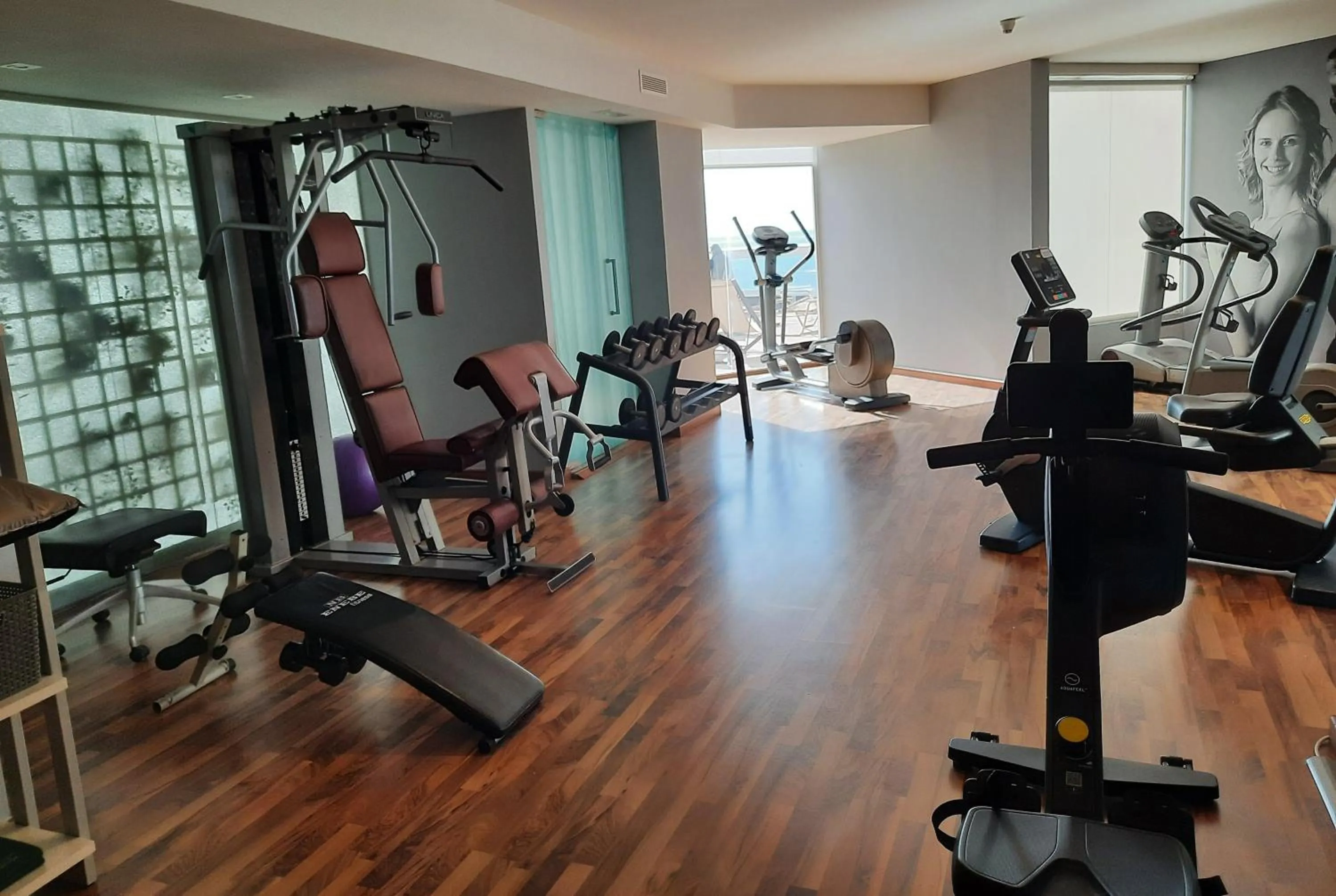 Fitness centre/facilities in Suites del Mar by Melia