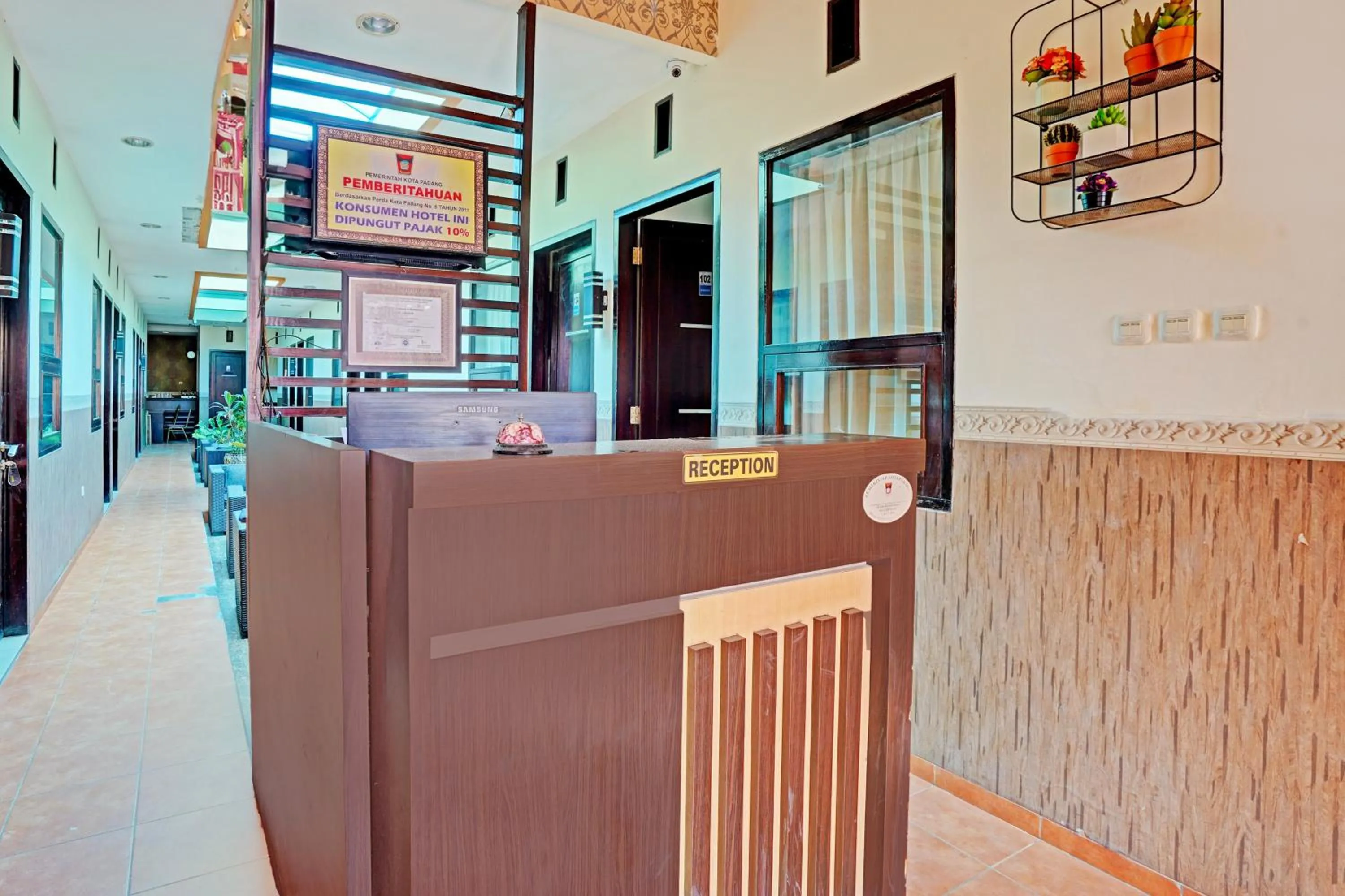 Lobby or reception in Hotel O Padang City Center Near Pantai Padang Formerly D'Dhave Hotel