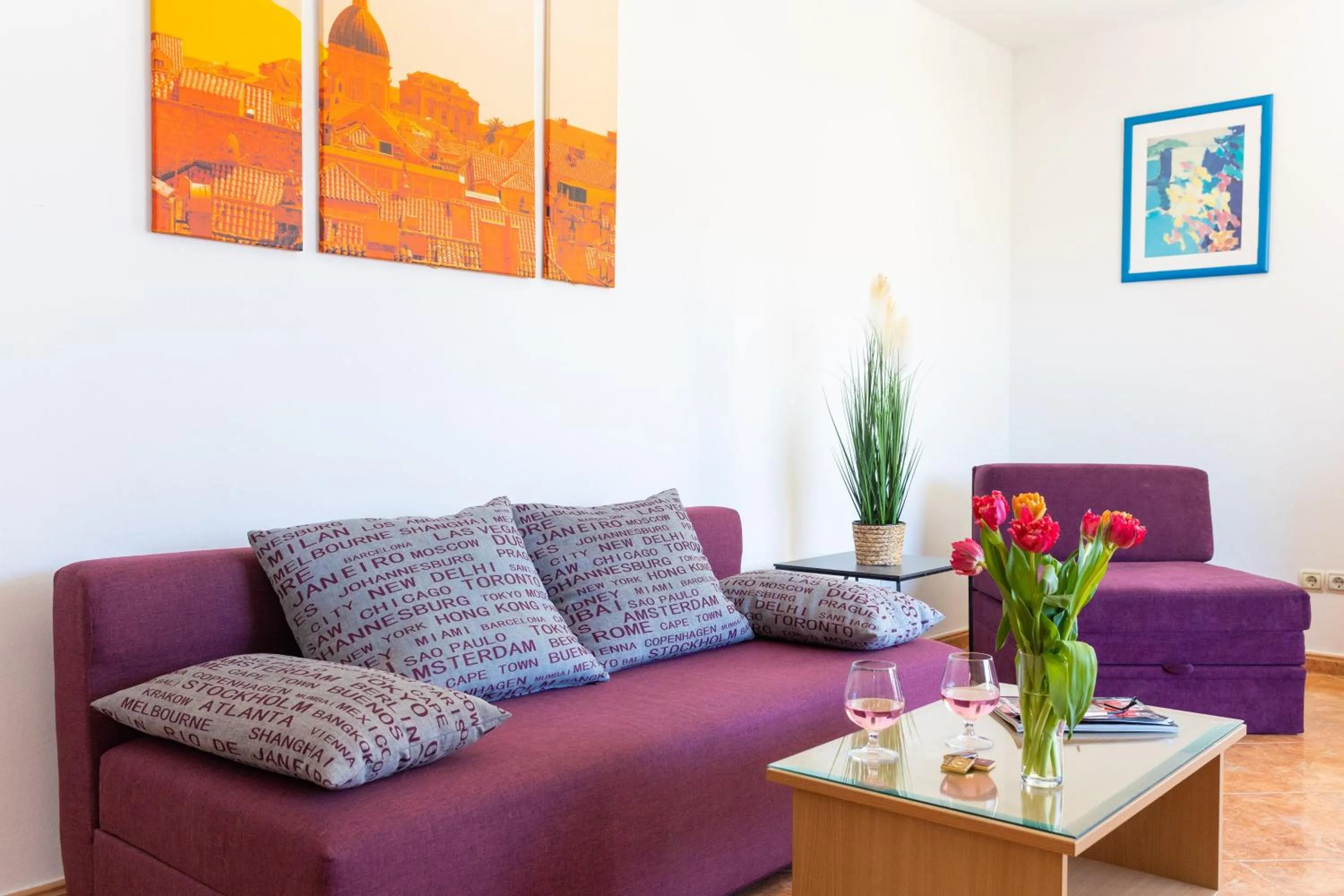 Living room in Villa Erna