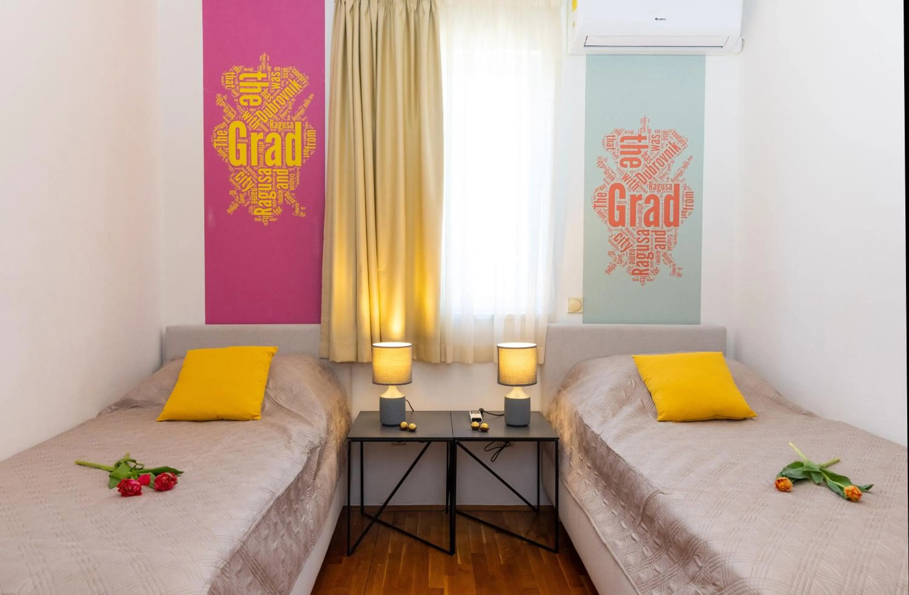 Bedroom, Bed in Villa Erna