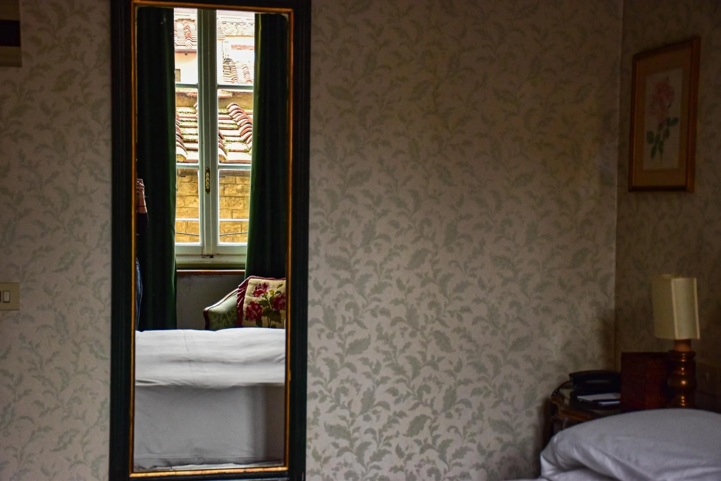 Decorative detail, Bed in Hotel Hermitage