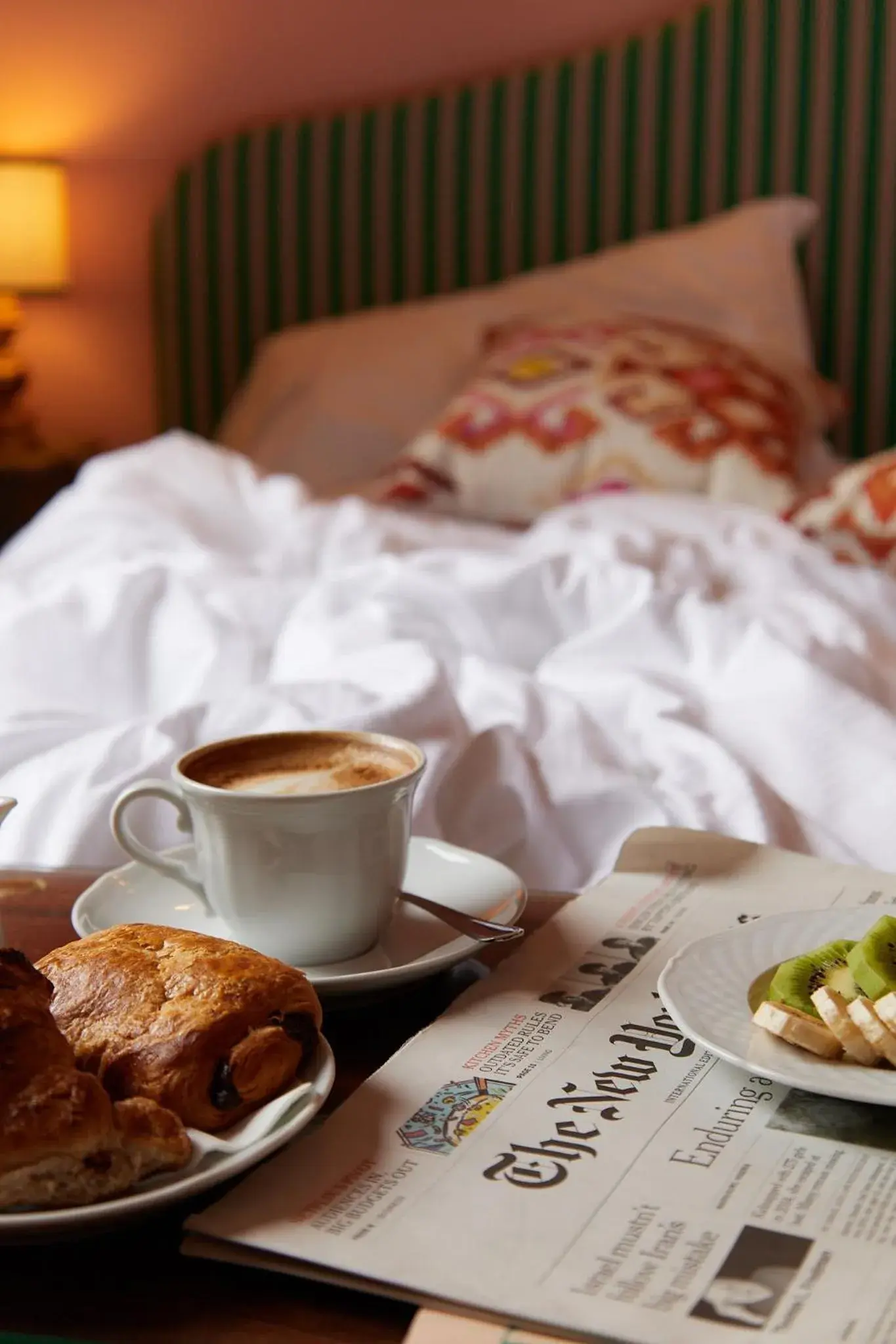 Decorative detail, Bed in Hotel Hermitage Decorative detail, Bed in Hotel Hermitage