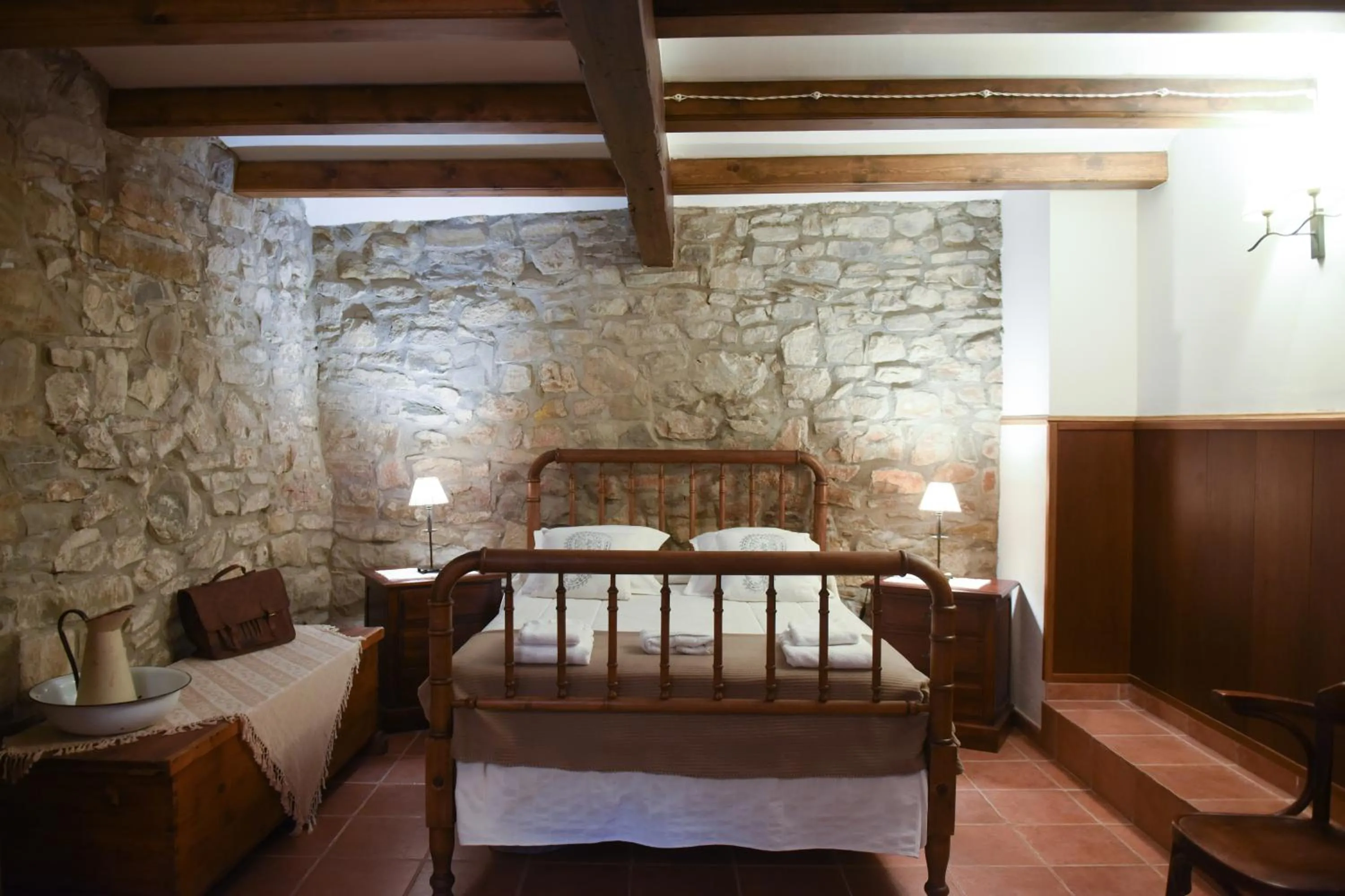Bedroom, Bed in Turisme Rural Mas Isoles