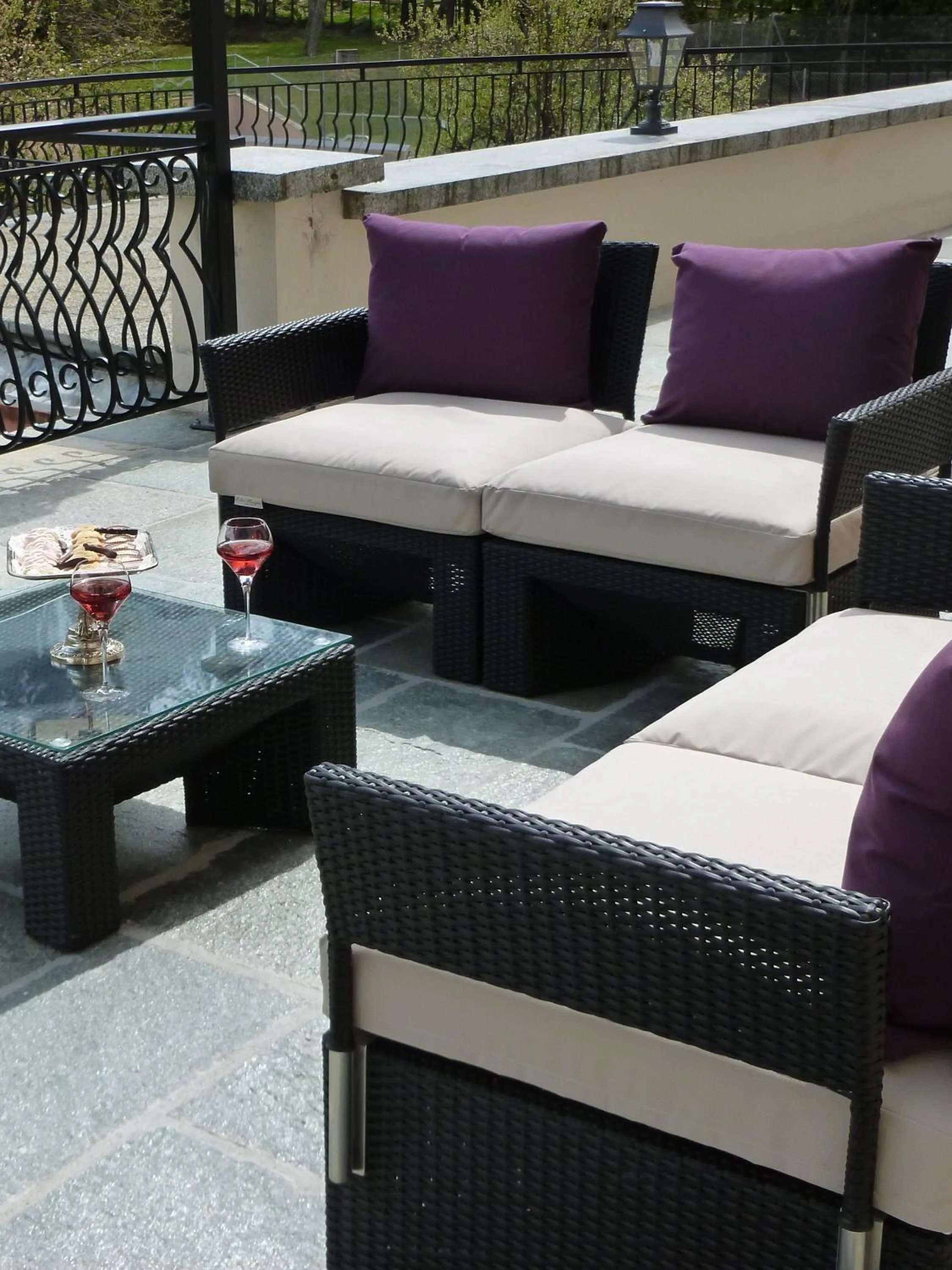 Balcony/Terrace in Aiguille du Midi - Hôtel & Restaurant