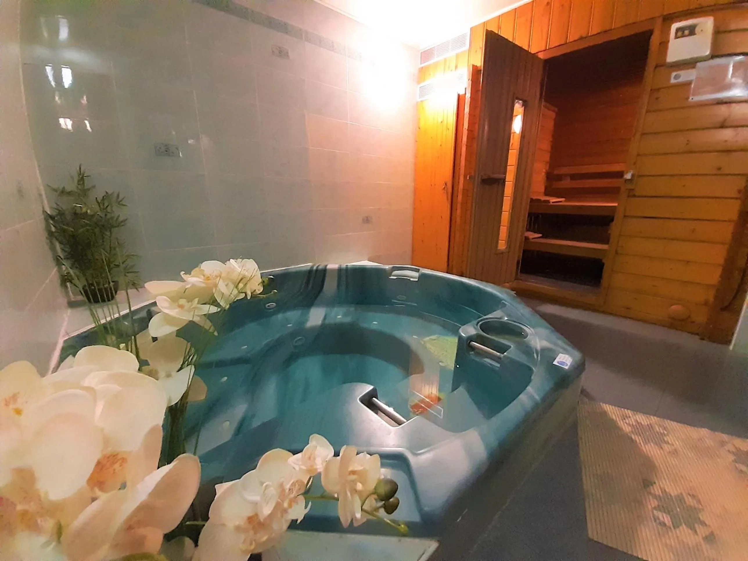 Sauna in Aiguille du Midi - Hôtel & Restaurant