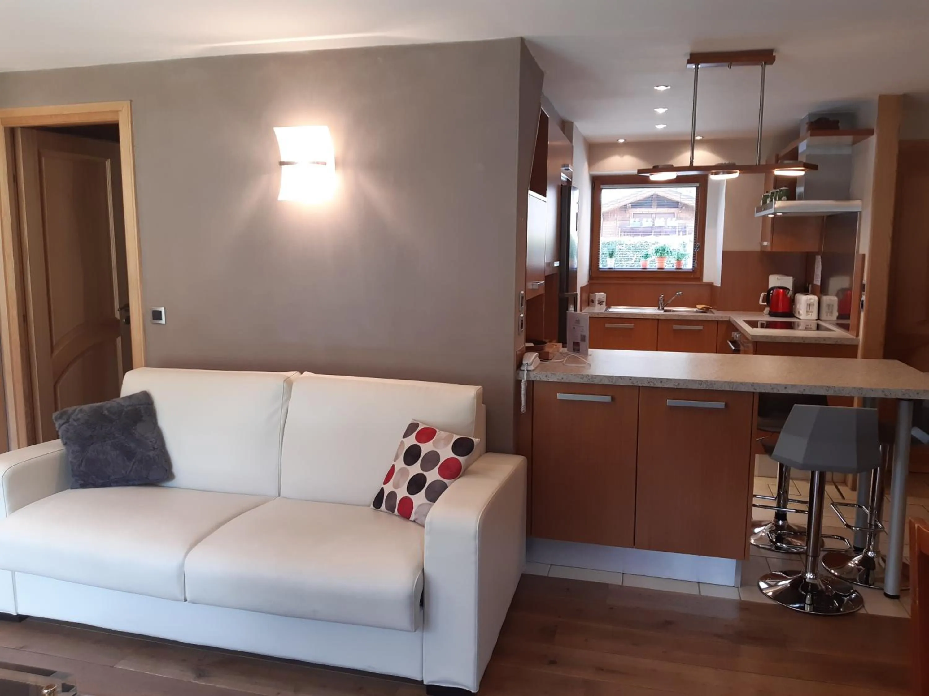 Kitchen or kitchenette in Aiguille du Midi - Hôtel & Restaurant