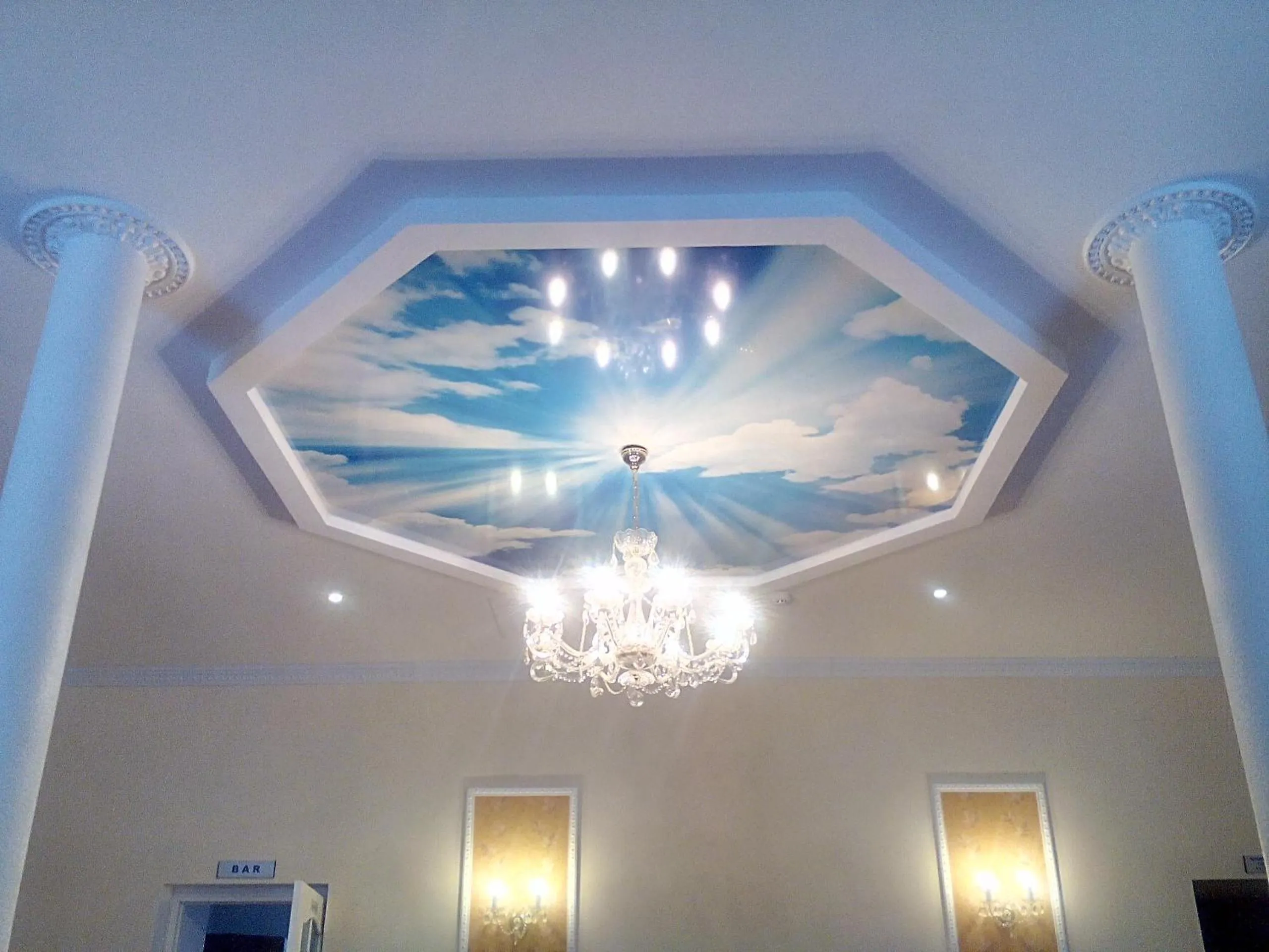 Decorative detail in Central Hotel