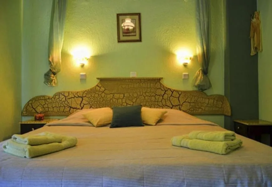 Bed in Hotel Maria