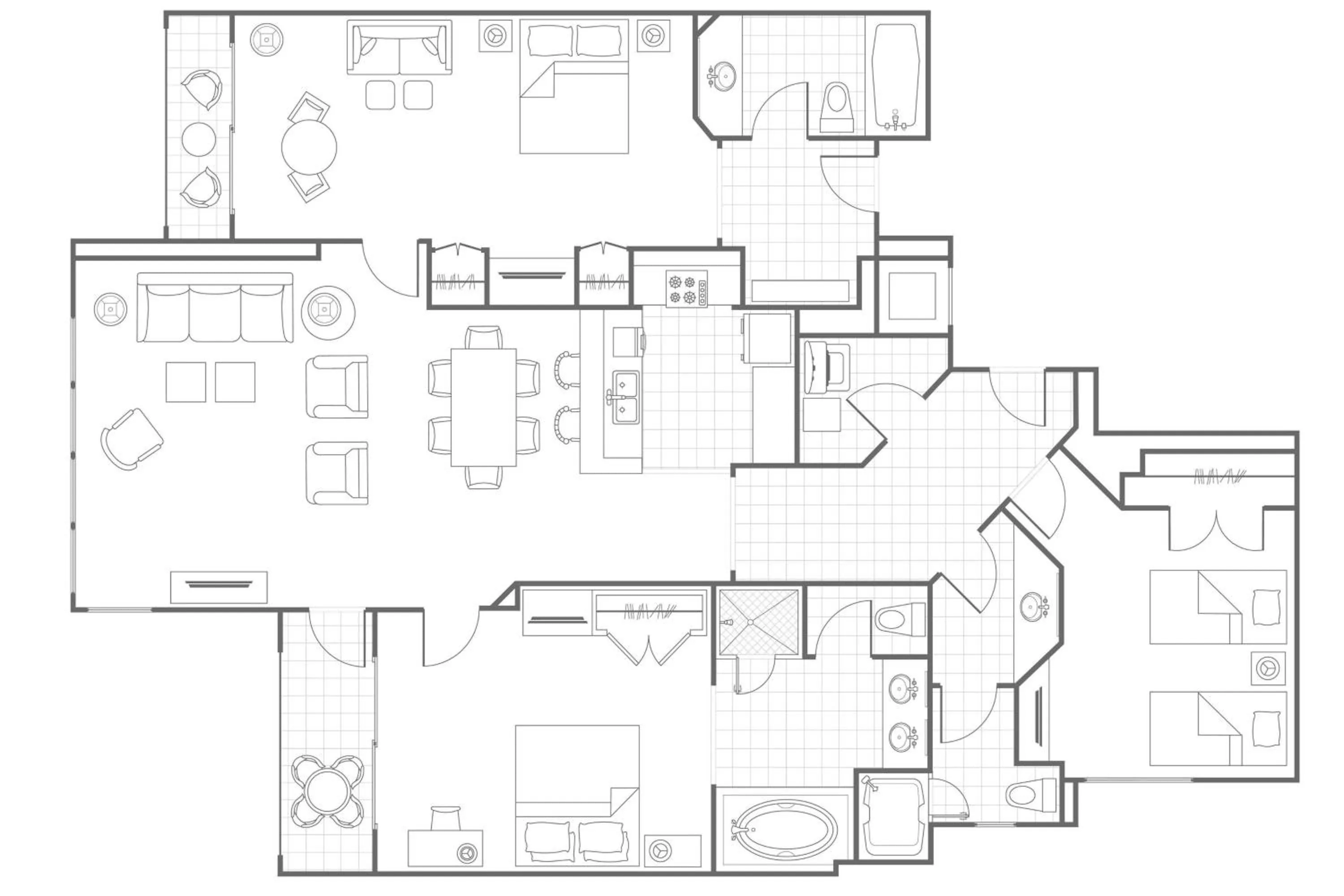 Bedroom in Marriott's Ocean Pointe