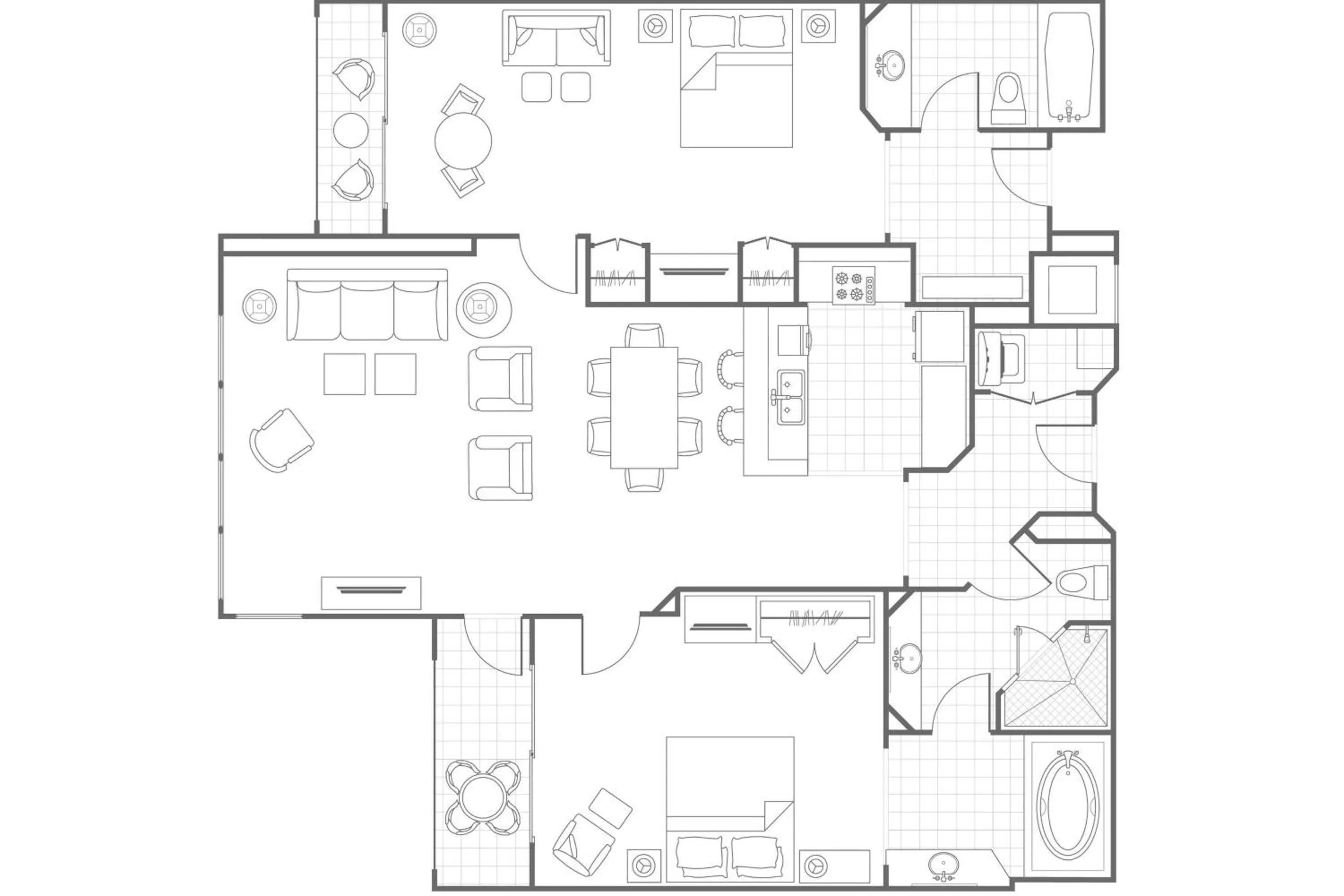 Bedroom in Marriott's Ocean Pointe