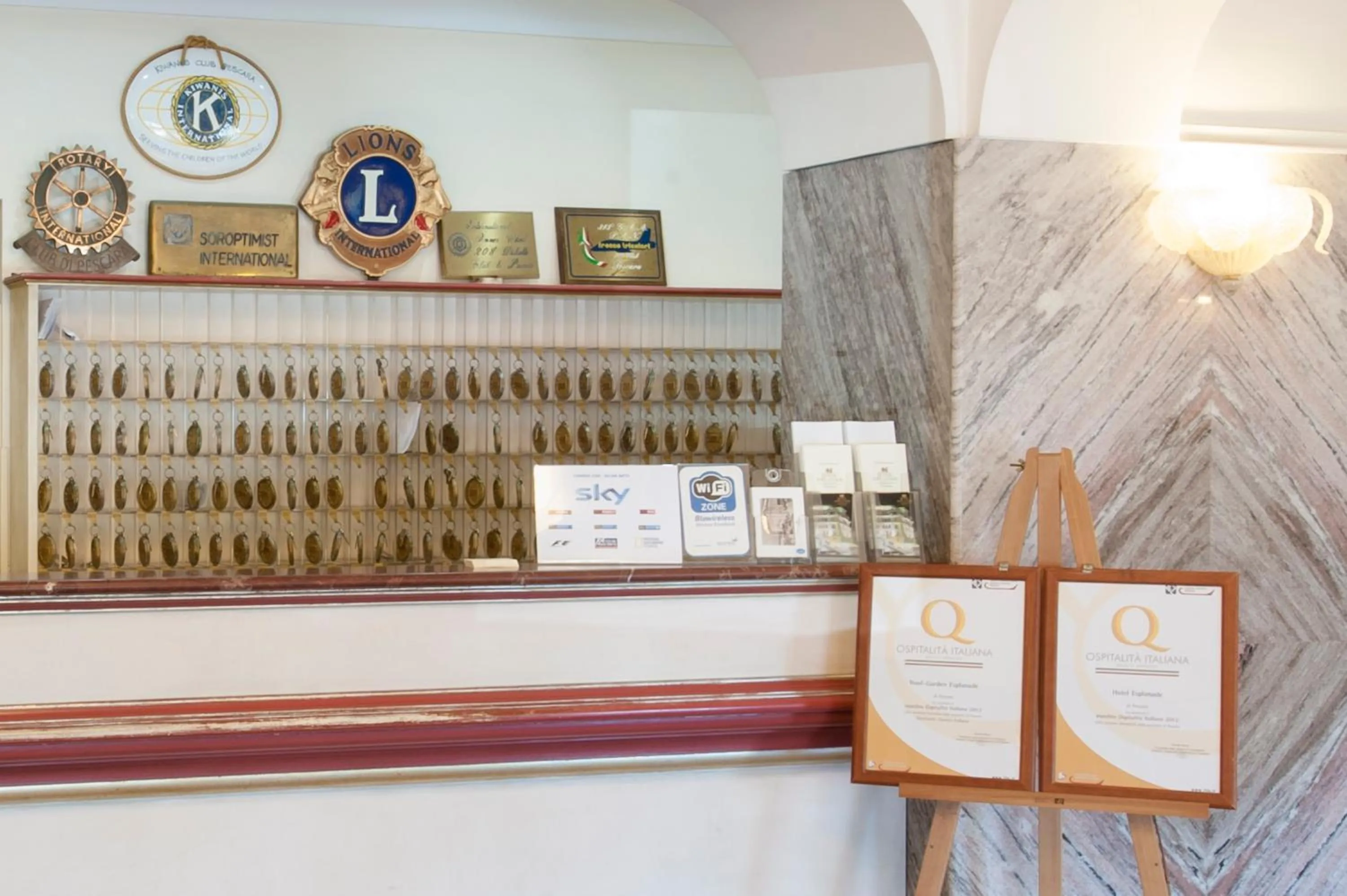 Lobby or reception in Hotel Esplanade