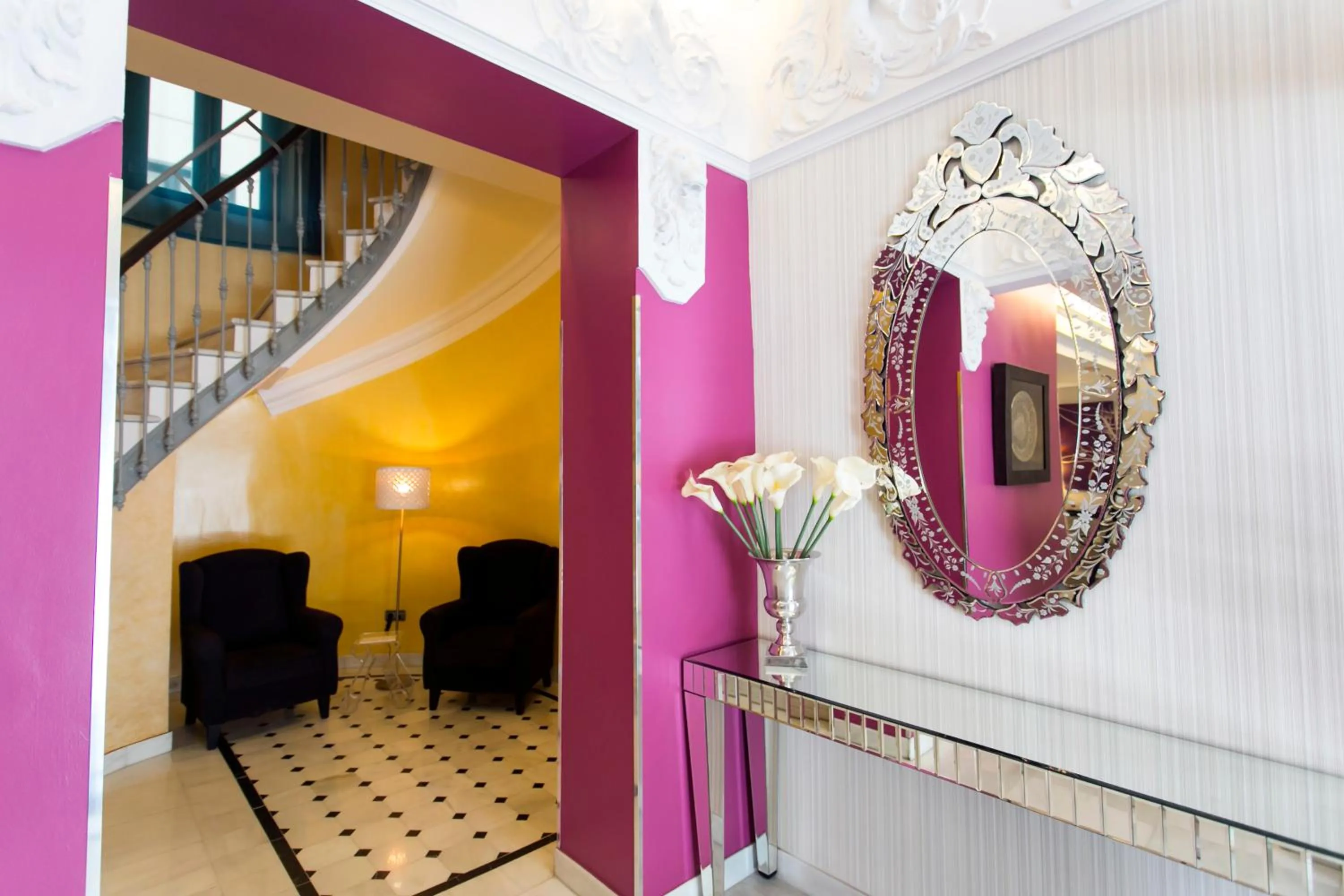 Lobby or reception in La Casa de la Trinidad