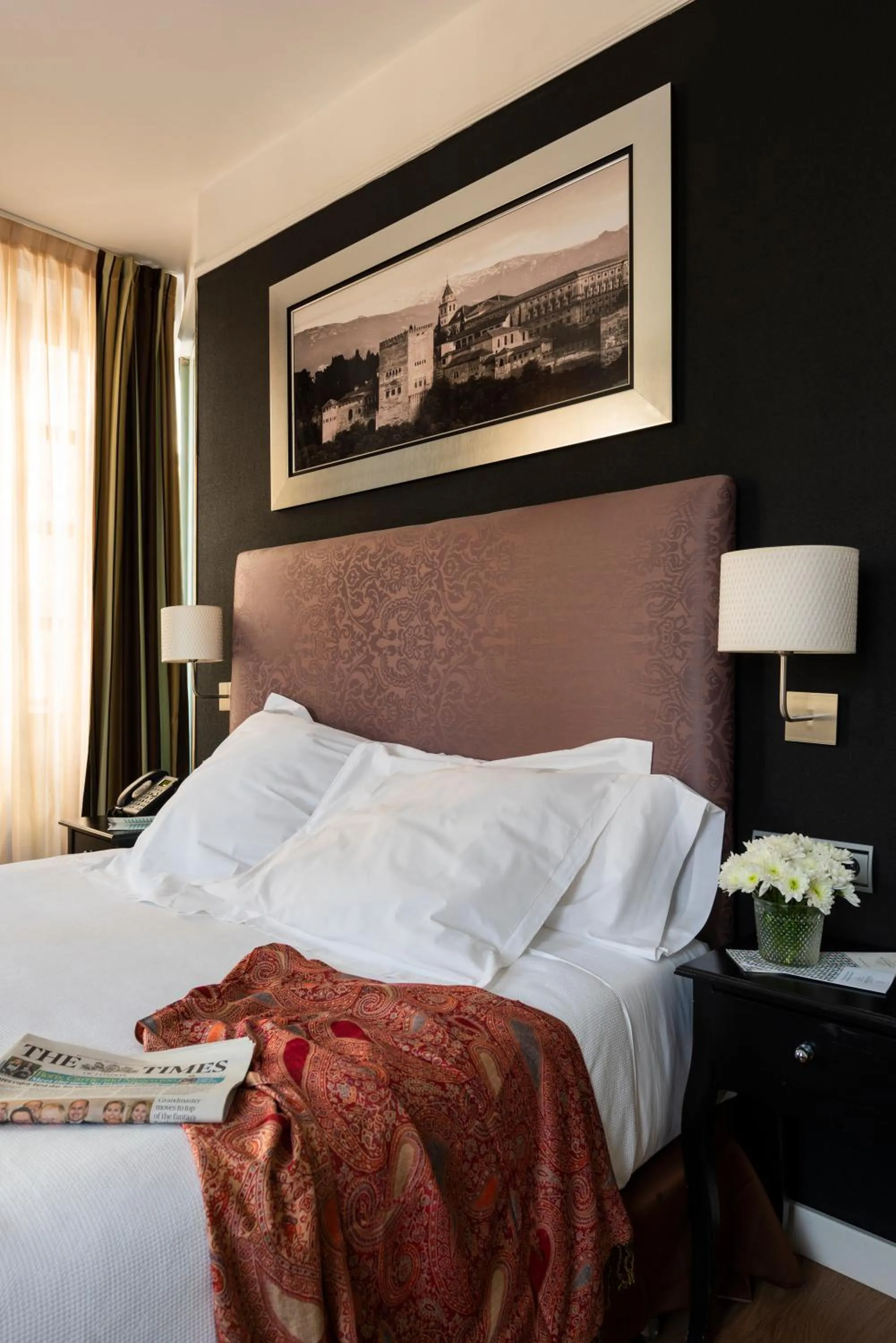 Decorative detail, Bed in La Casa de la Trinidad