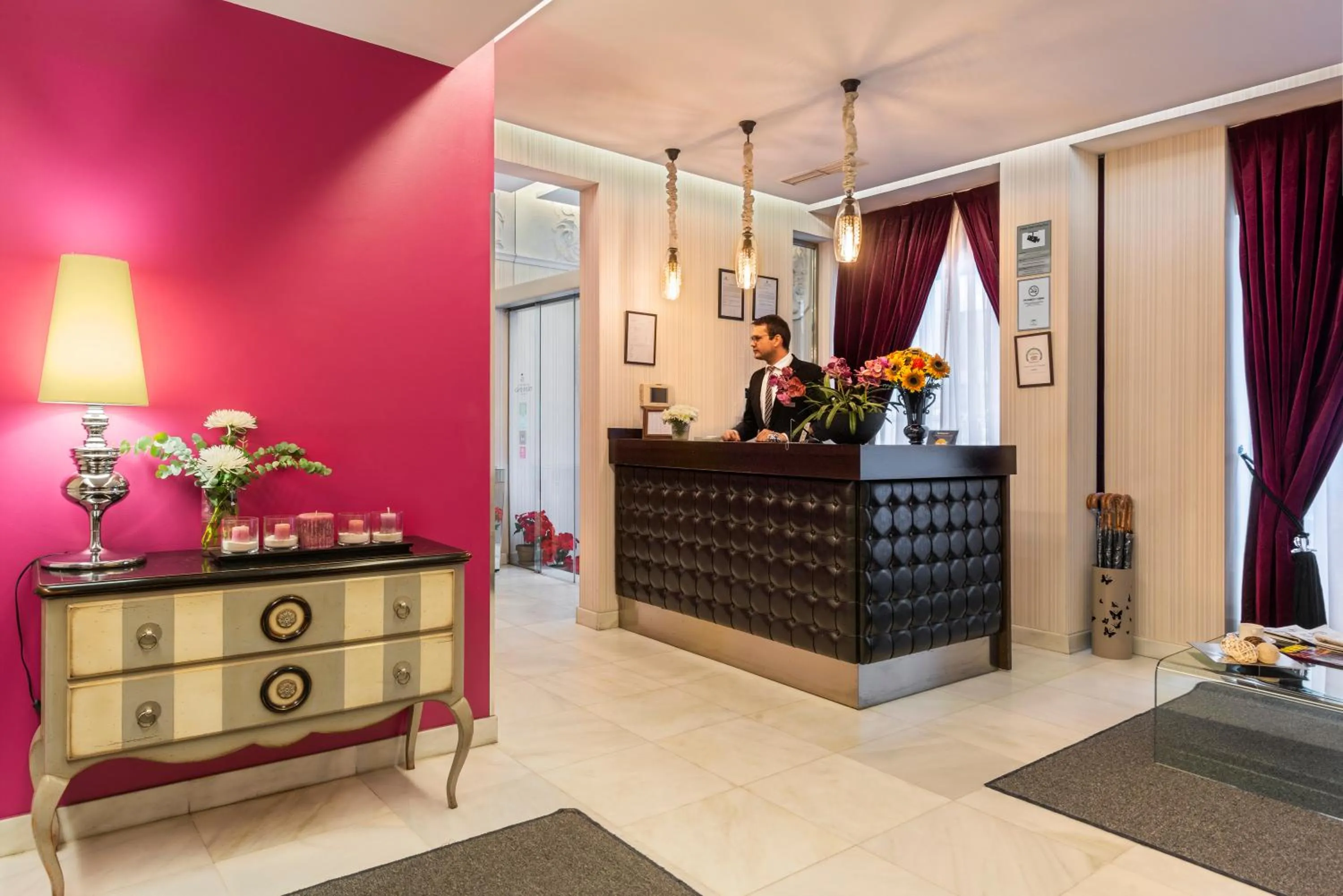 Lobby or reception in La Casa de la Trinidad