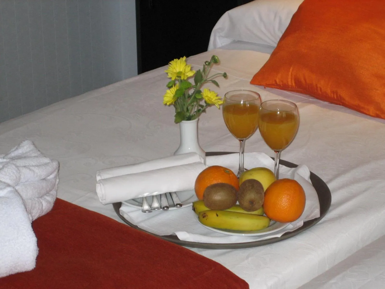 Decorative detail, Bed in La Casa de la Trinidad