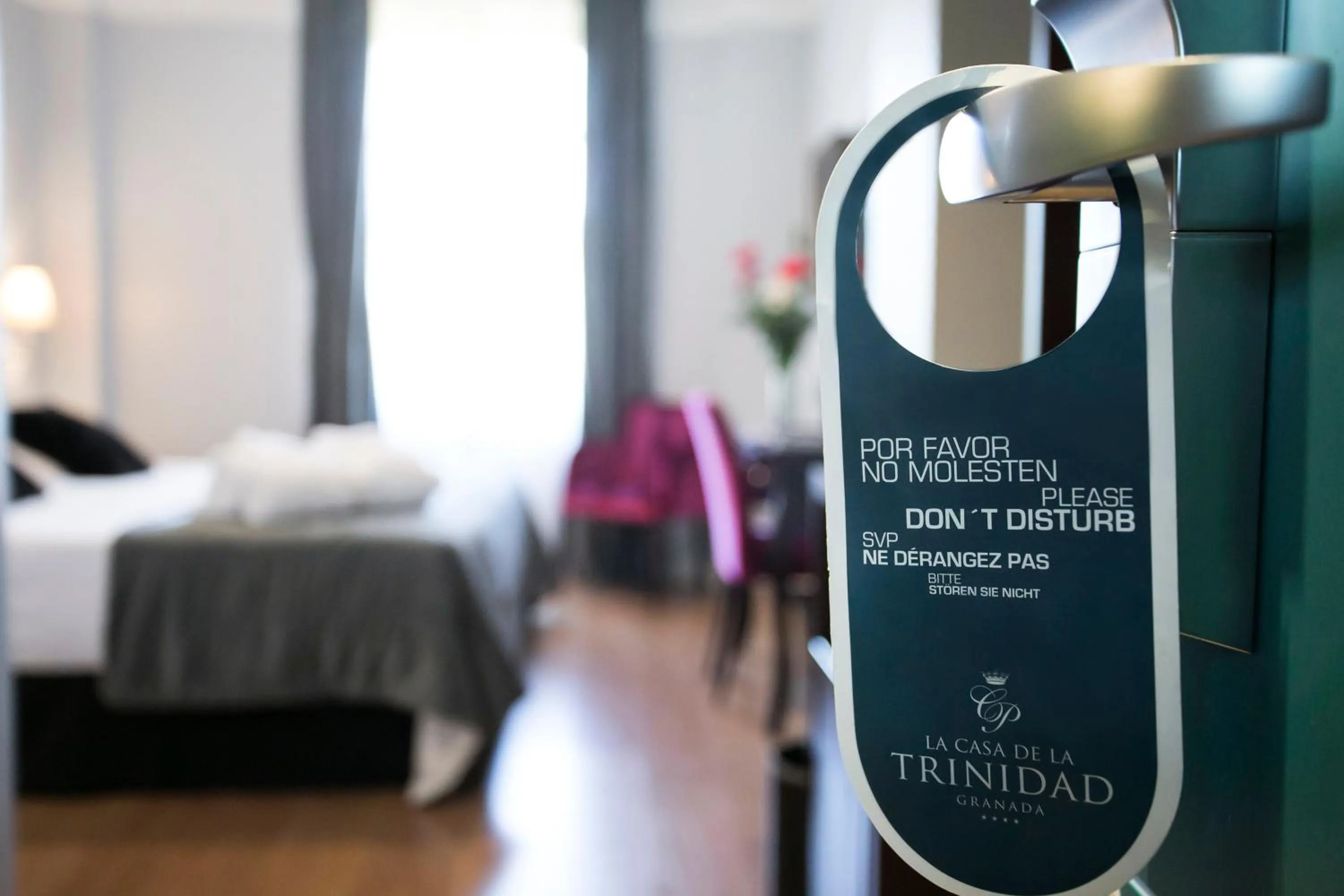 Photo of the whole room, Bed in La Casa de la Trinidad