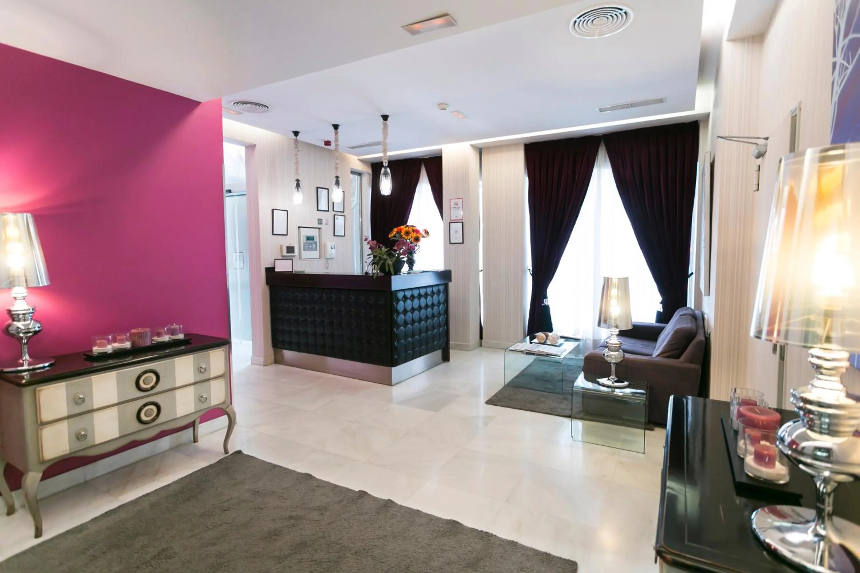 Lobby or reception in La Casa de la Trinidad