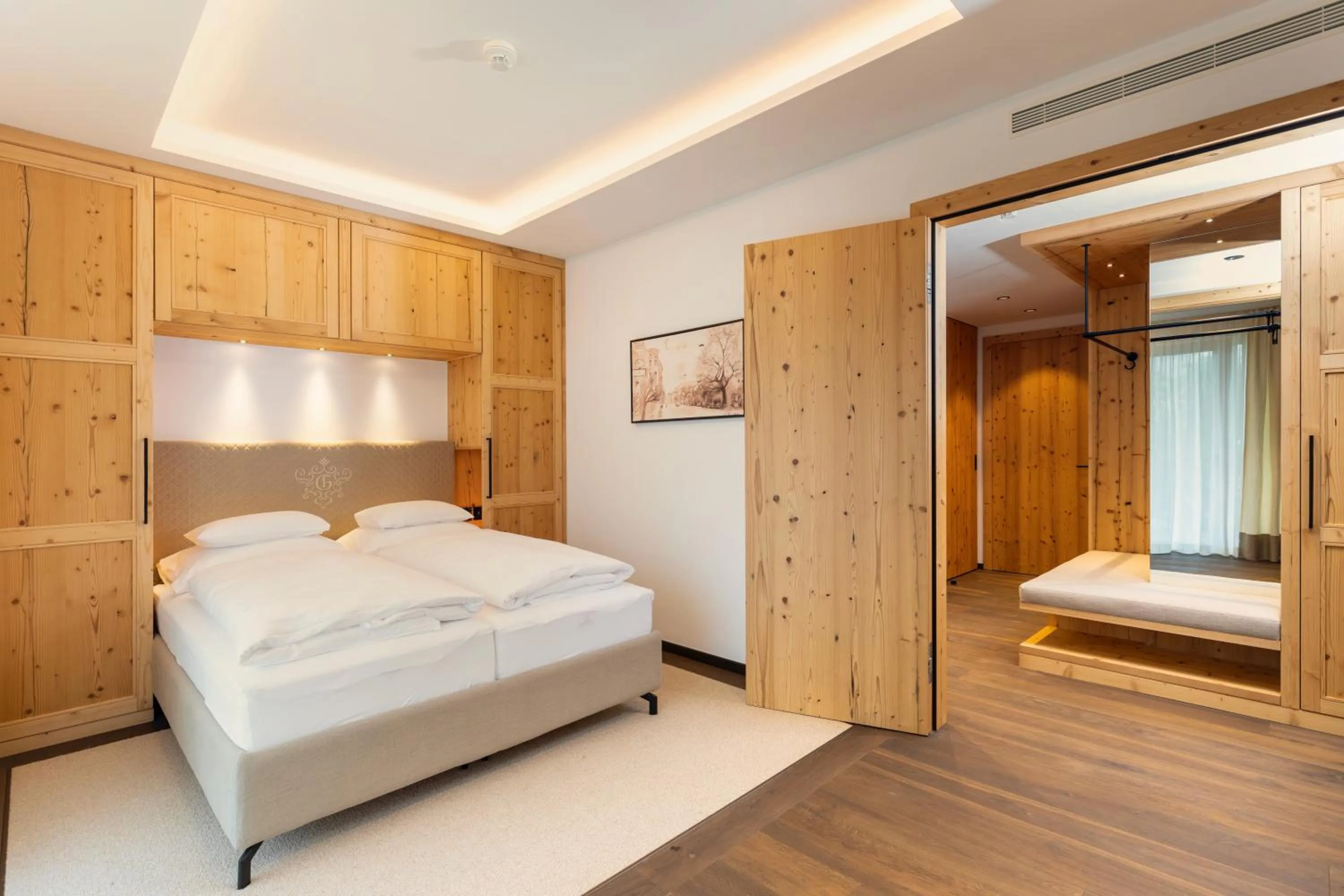 Bed in Hotel Grünauerhof