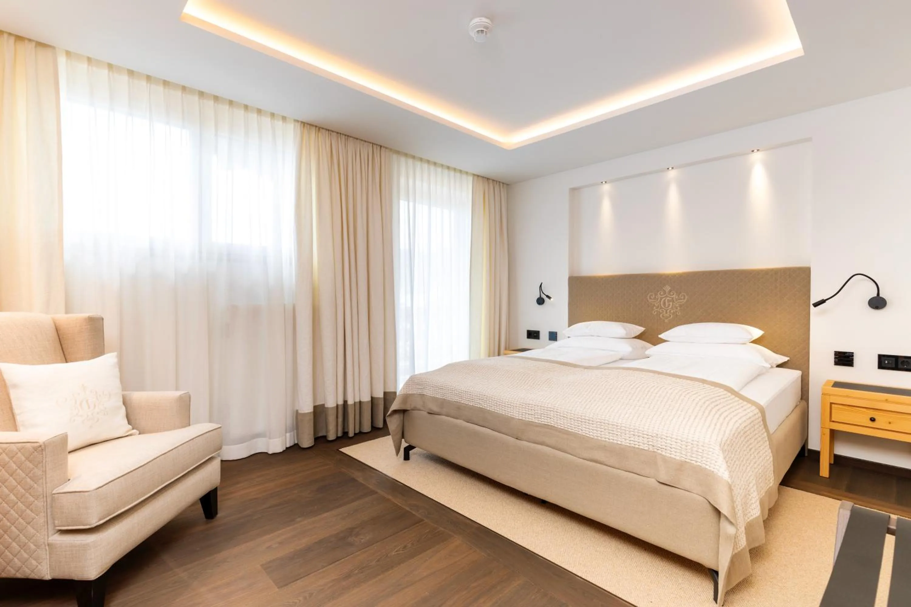 Bed in Hotel Grünauerhof