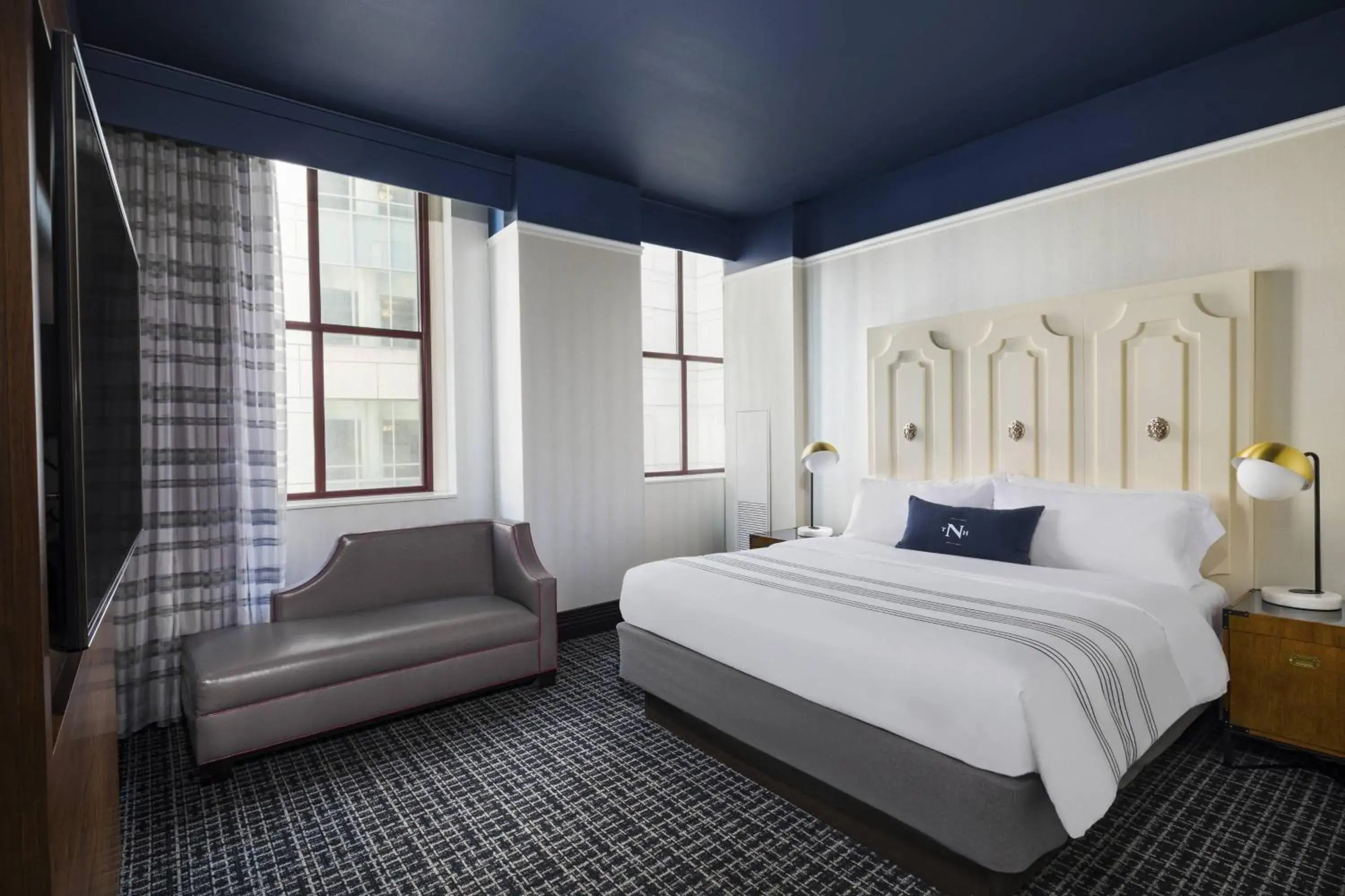 Bedroom, Bed in The Notary Hotel, Philadelphia, Autograph Collection Bedroom, Bed in The Notary Hotel, Philadelphia, Autograph Collection