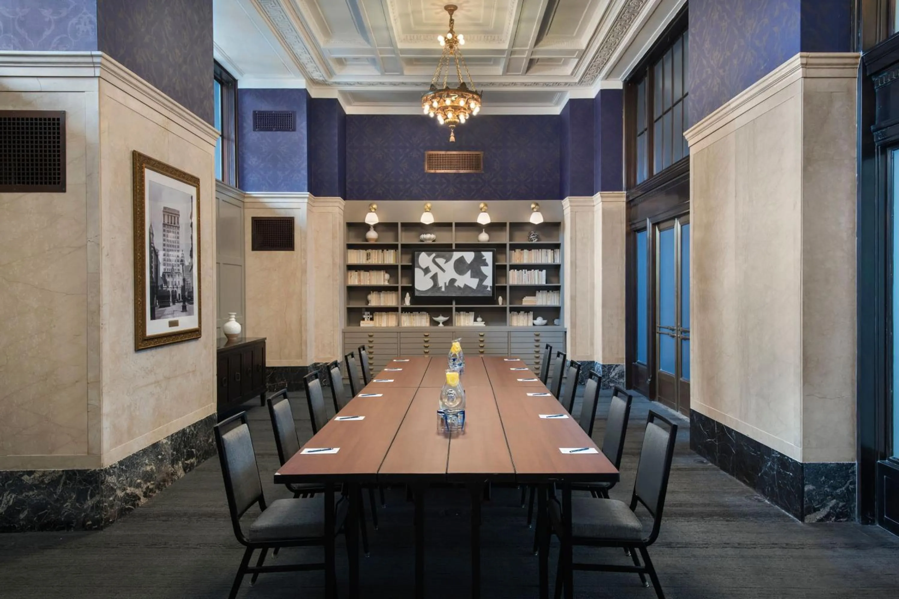 Meeting/conference room in The Notary Hotel, Philadelphia, Autograph Collection