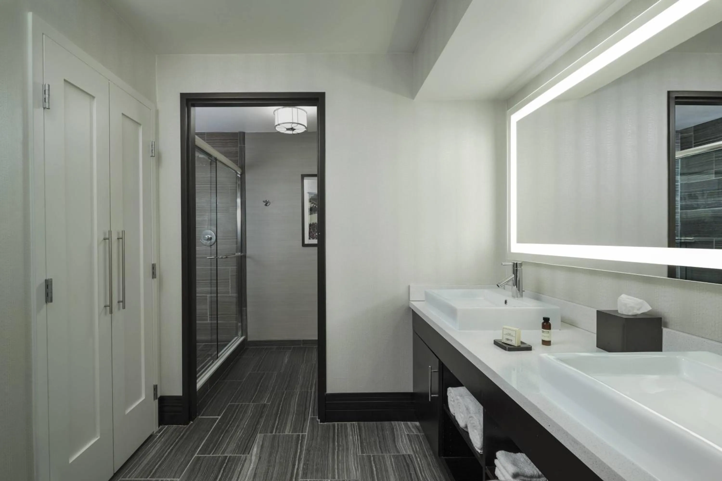 Bathroom in The Notary Hotel, Philadelphia, Autograph Collection