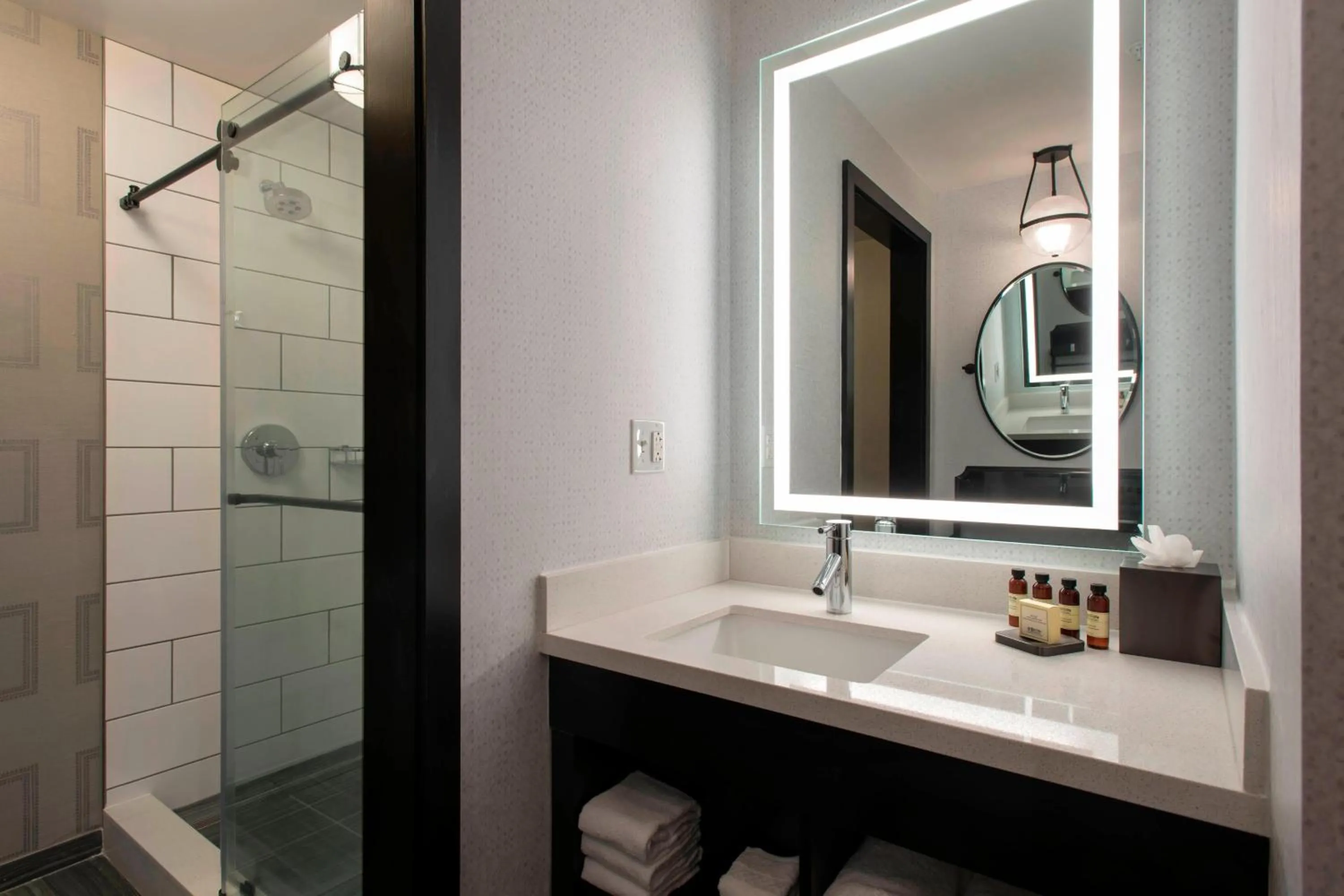 Bathroom in The Notary Hotel, Philadelphia, Autograph Collection