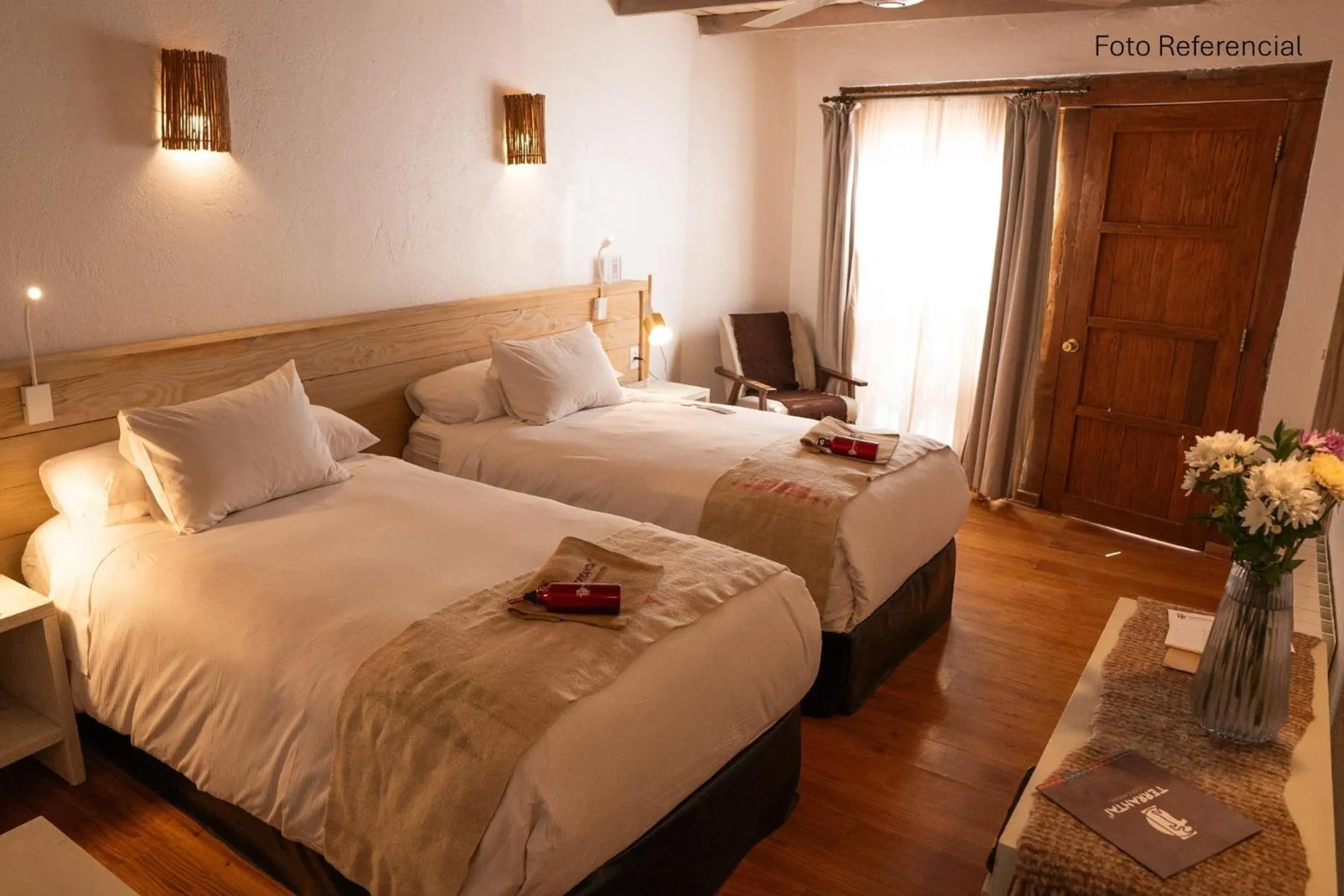 Decorative detail, Bed in Terrantai Lodge